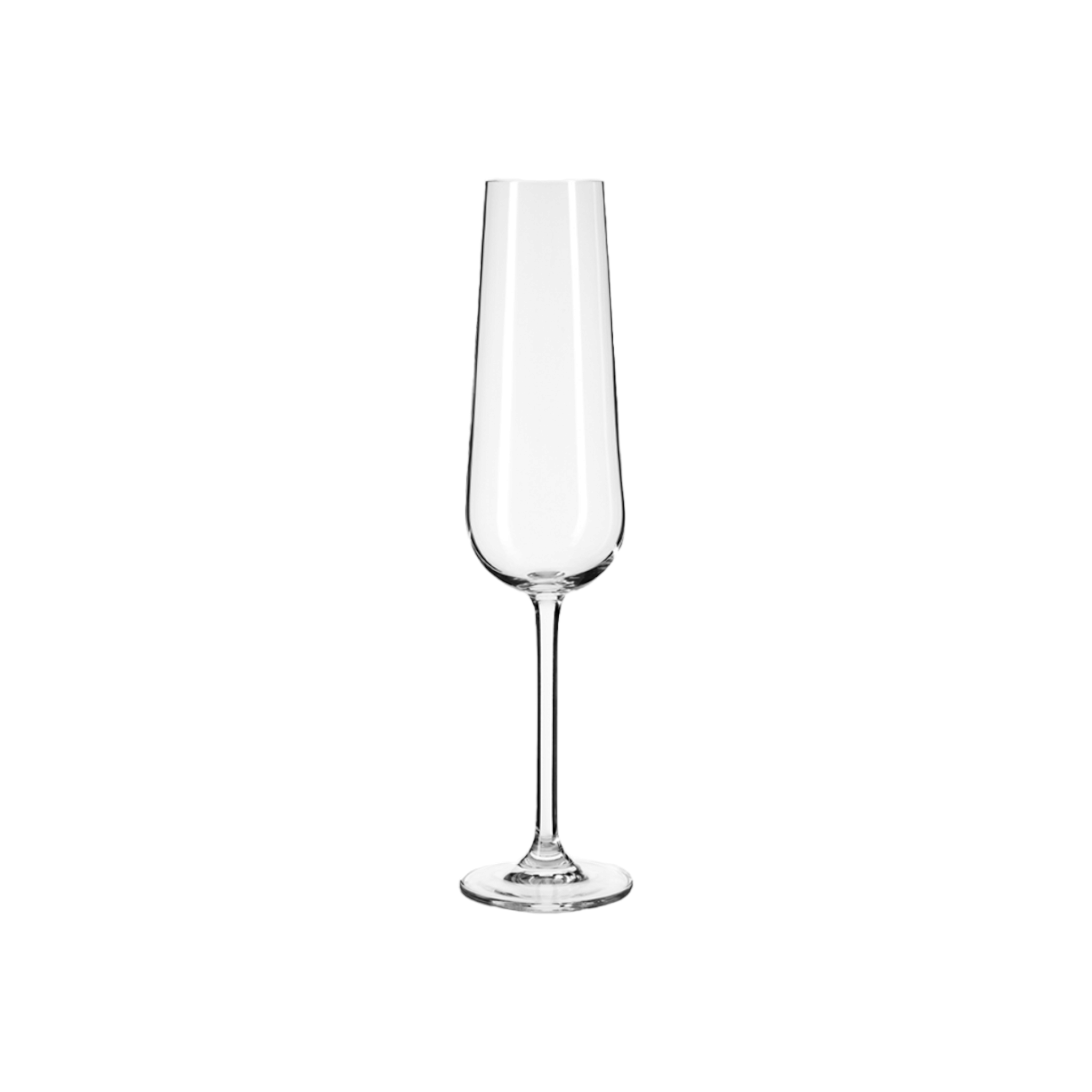 Islay Crystaline Glass Tumbler 280ml Flute Champagne 6pack