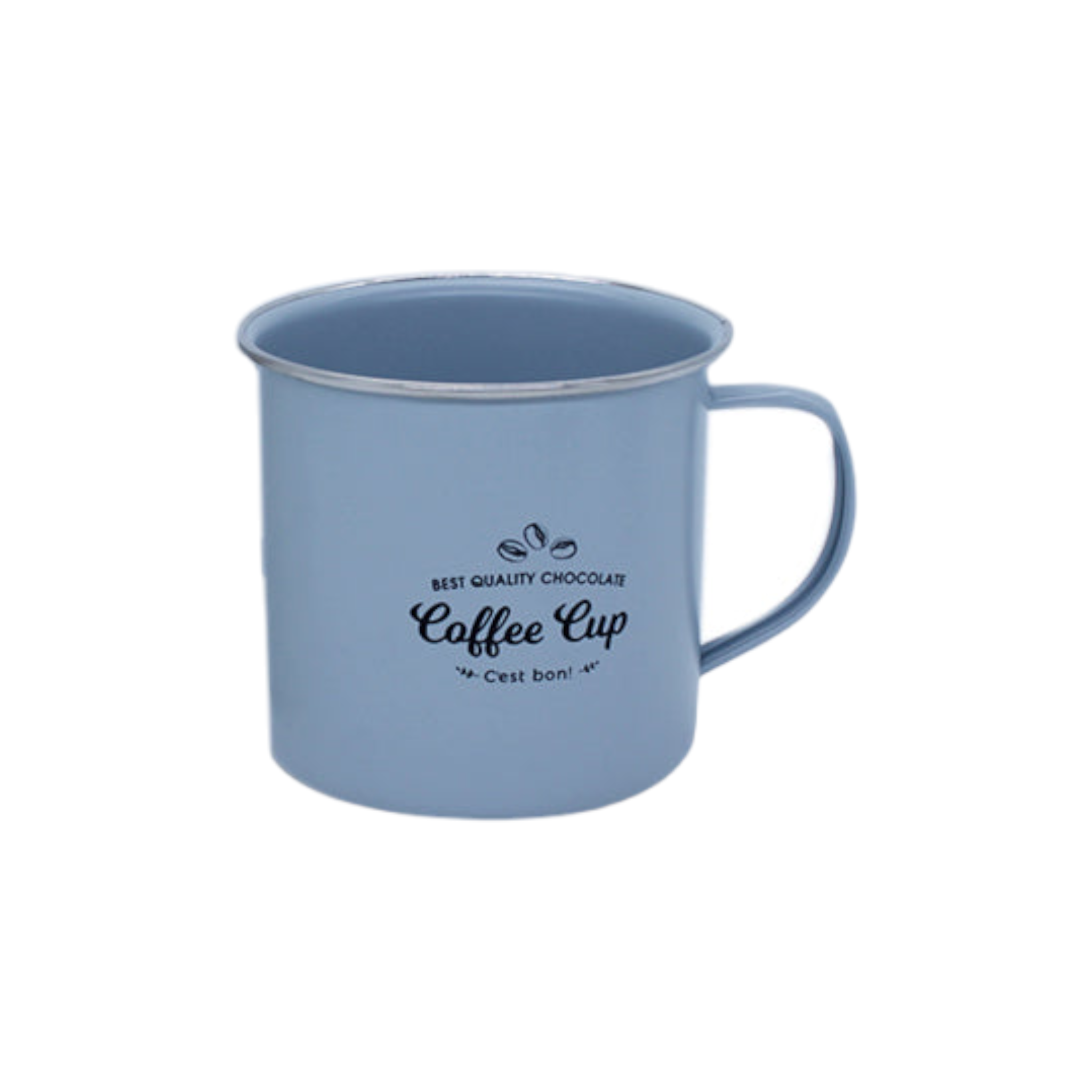 Enamel French Coffee Mug 10cm With Handle  SGN1848