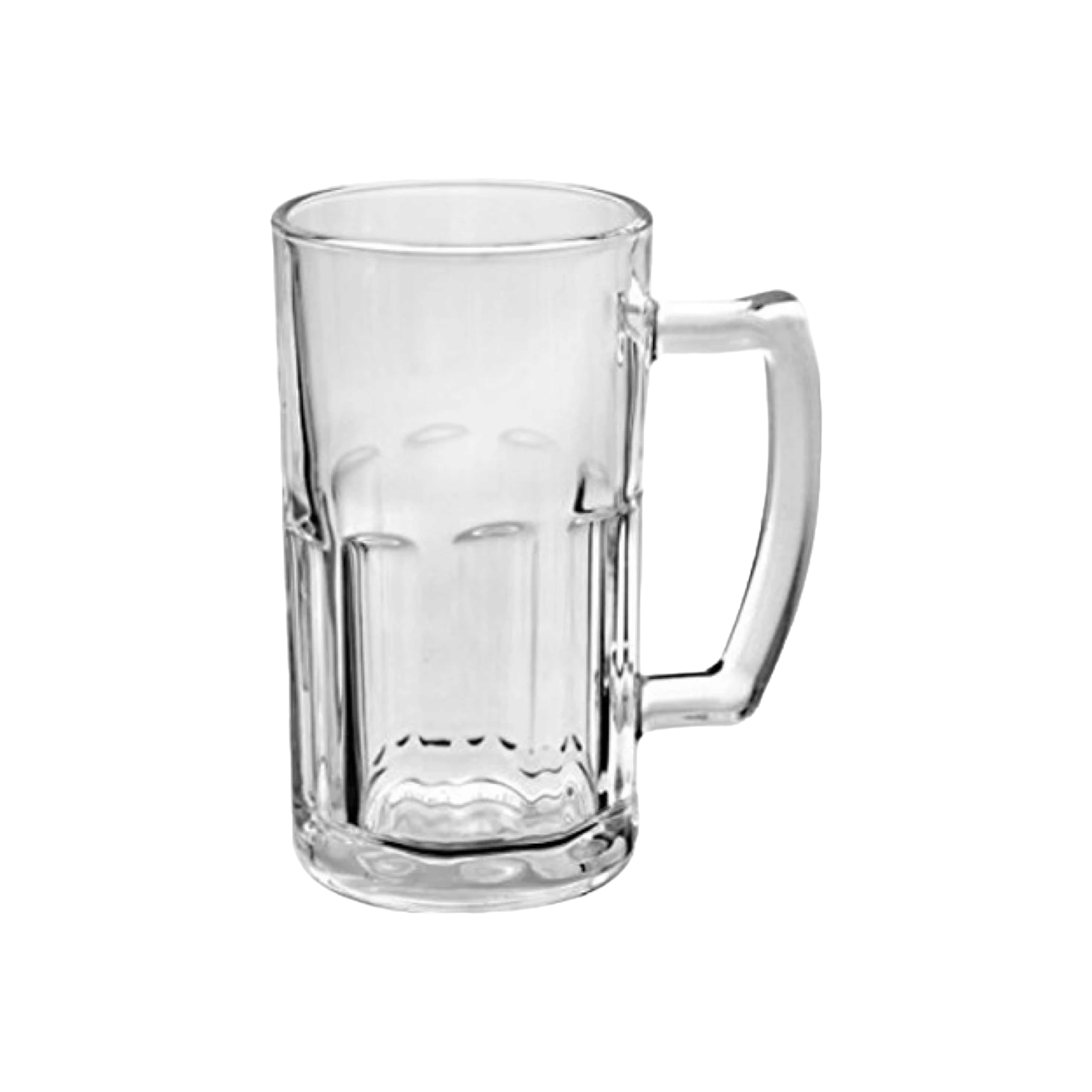 Glass Drinking Mug 600ml 2pc Set