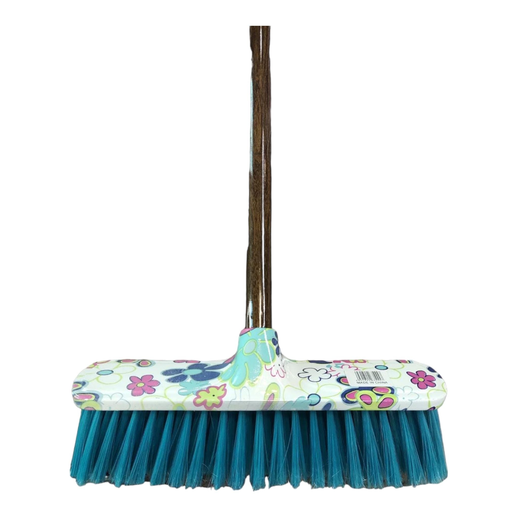 Househould Floor Broom with Steel Stick 374