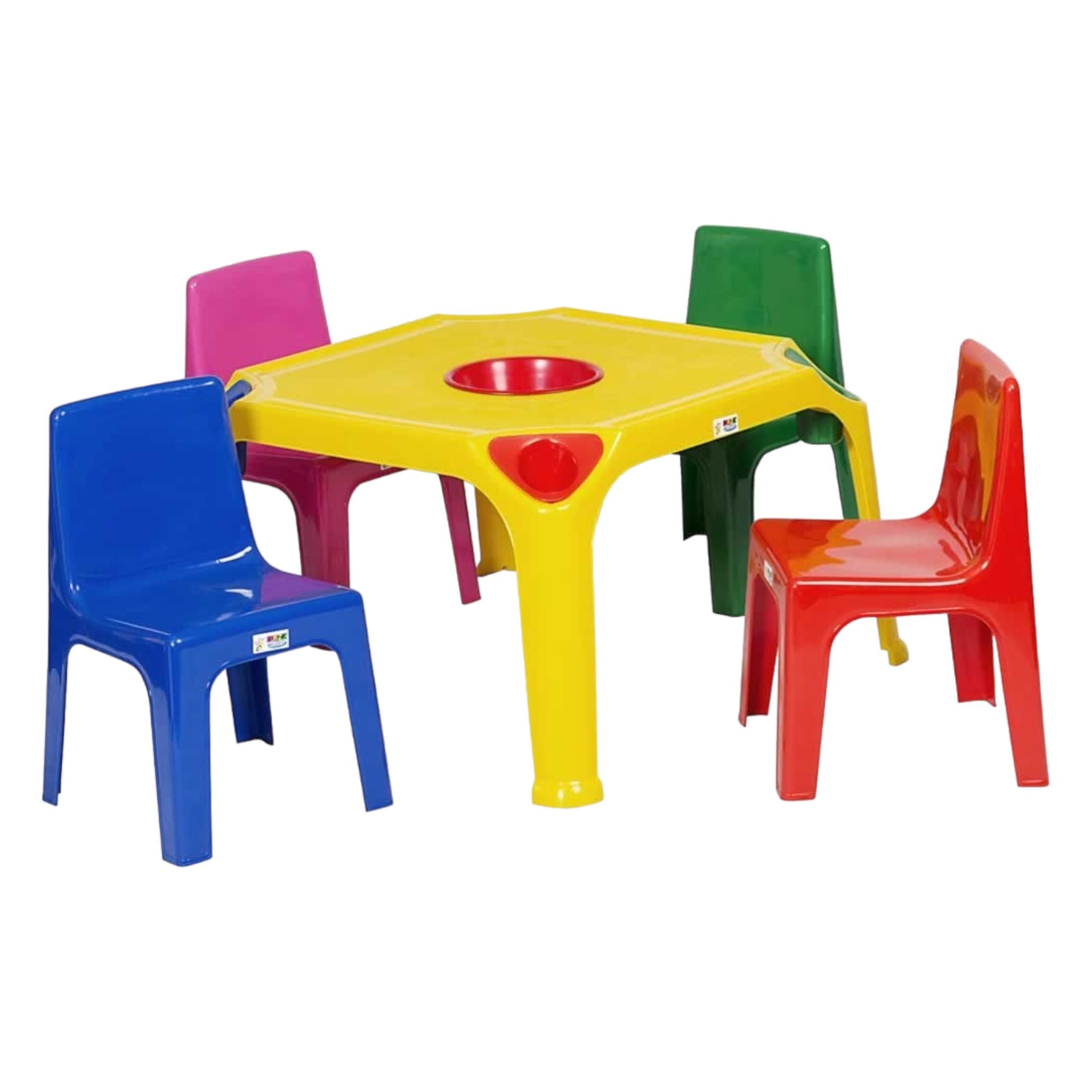 Kiddies Plastic Table With Hole Buzz Kids