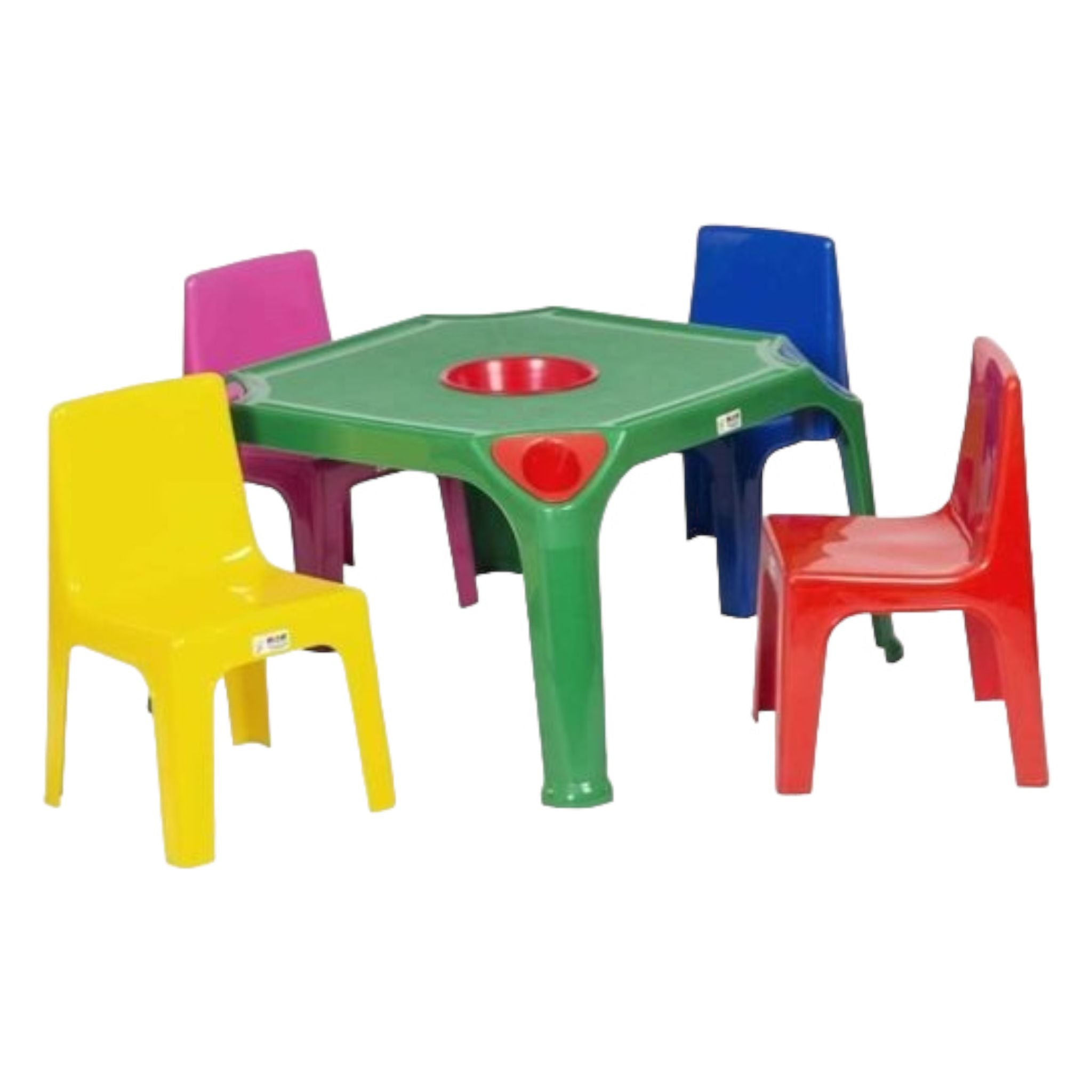 Kiddies Plastic Table With Hole Buzz Kids