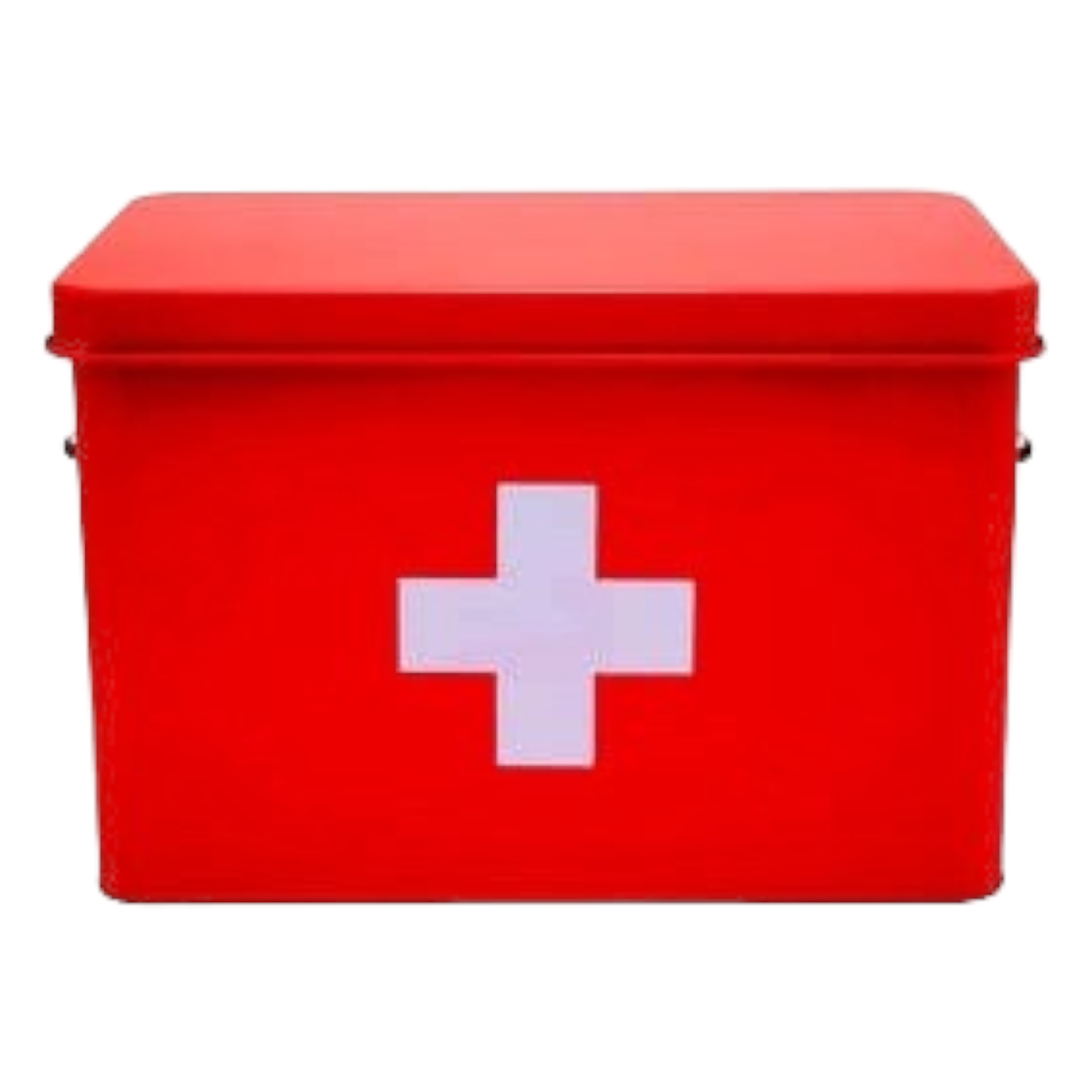 First Aid Tin Red - Retro Medicine Storage Box 27808