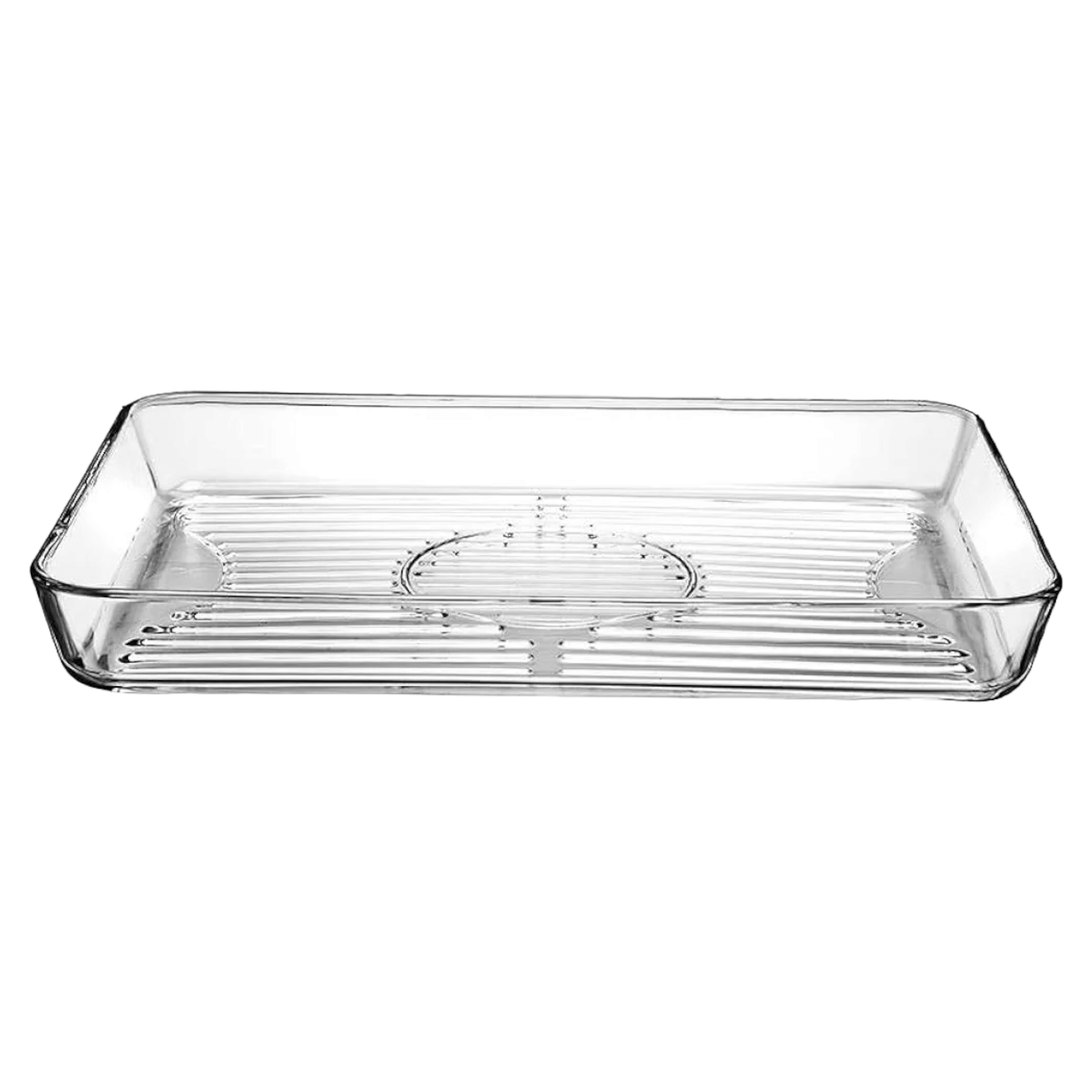Borcam Glass Serving Dish Tray Rectangular 400x270mm 23309