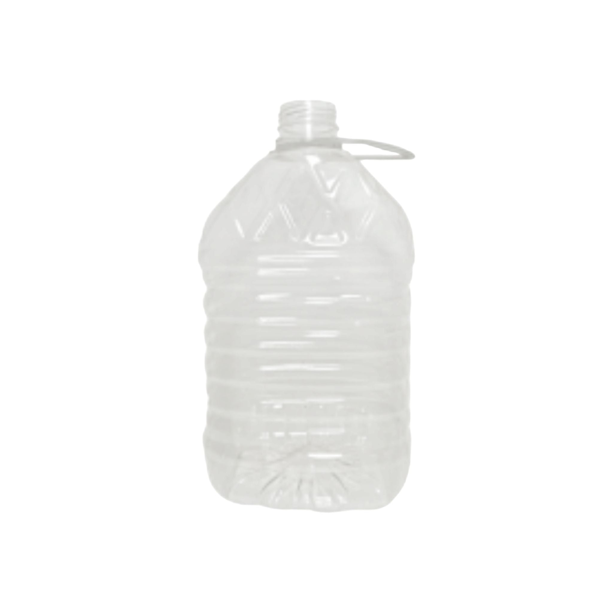 5L PET Plastic Water Bottle Grip Design with Tag Handle & Cap