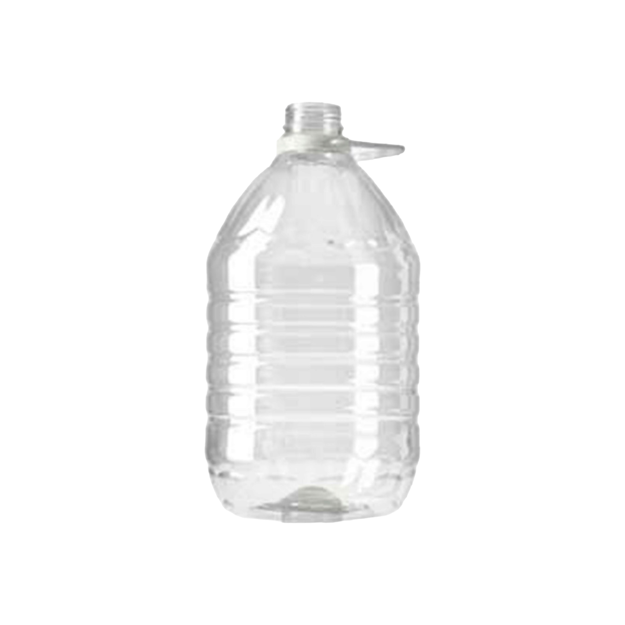 5L Plastic Water Bottle Grip Design with Tag Handle & Cap