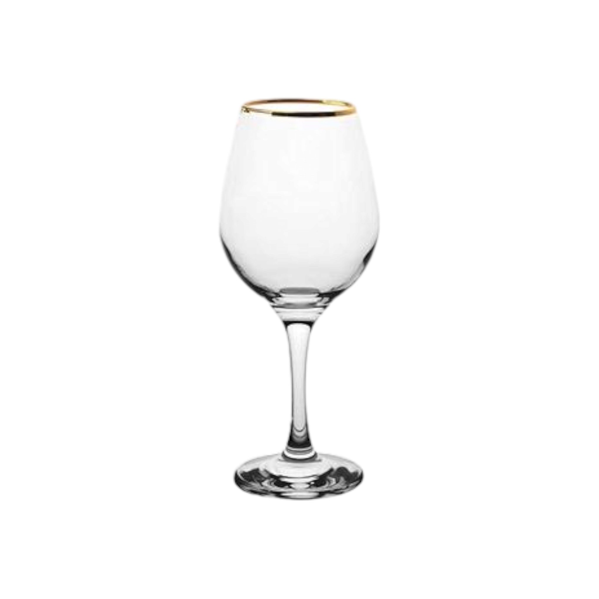 Pasabahce Amber Glass Tumbler 350ml Cocktail with Gold Rim 6pc 23922