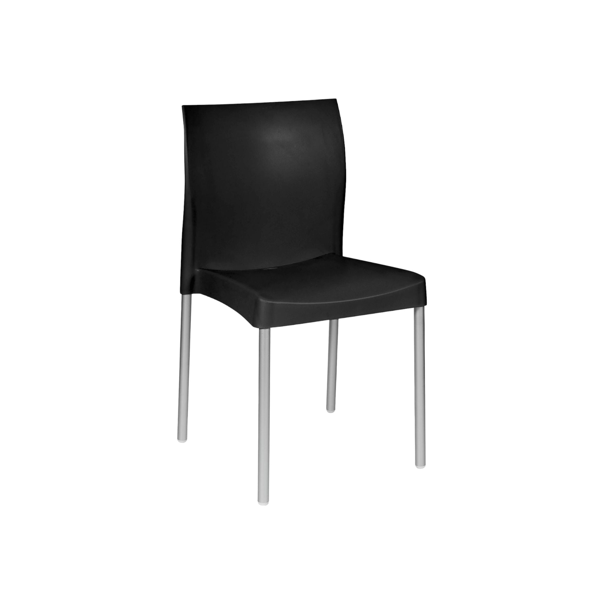 Apollo Cafe Chair Black Contour Outdoor