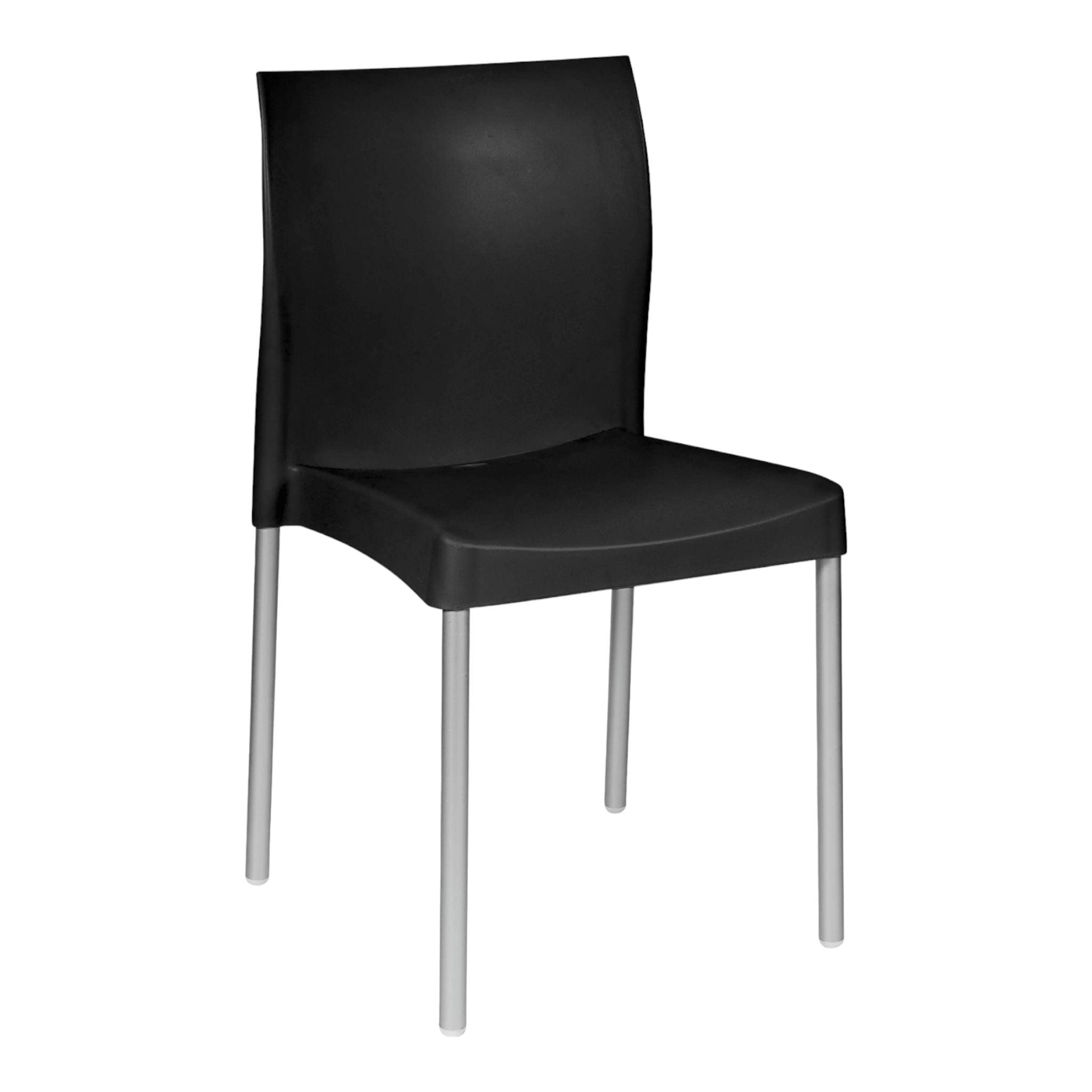 Apollo Cafe Chair Black Contour Outdoor