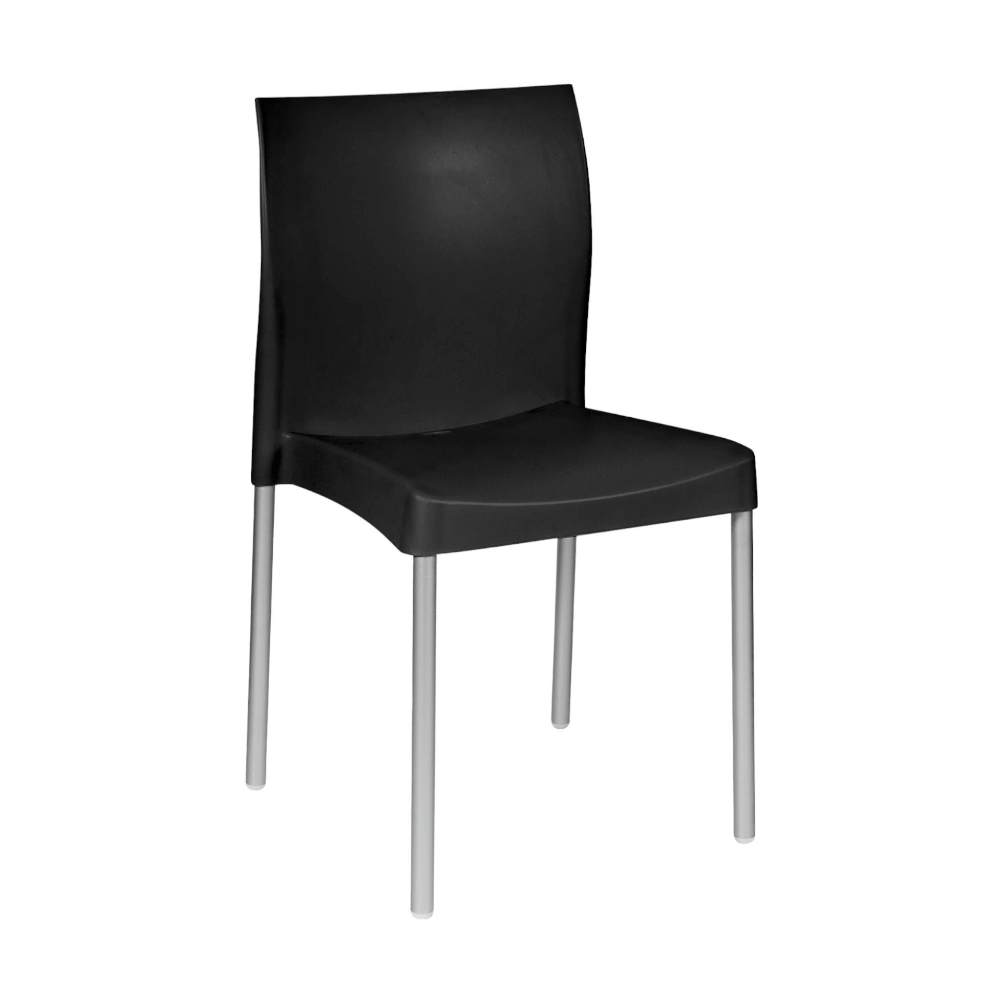 Apollo Cafe Chair Black Contour Outdoor