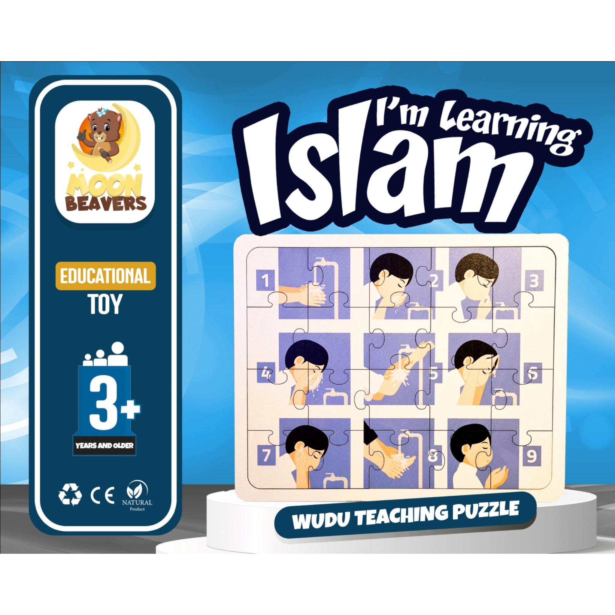 Educational Toy Wudhu Teaching Puzzle Boy 16x20cm MB49