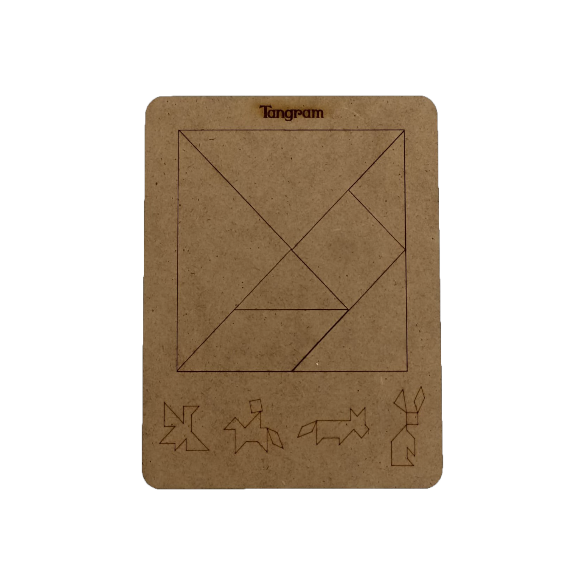 Educational Toy Wooden Tangram 16x20cm MB41