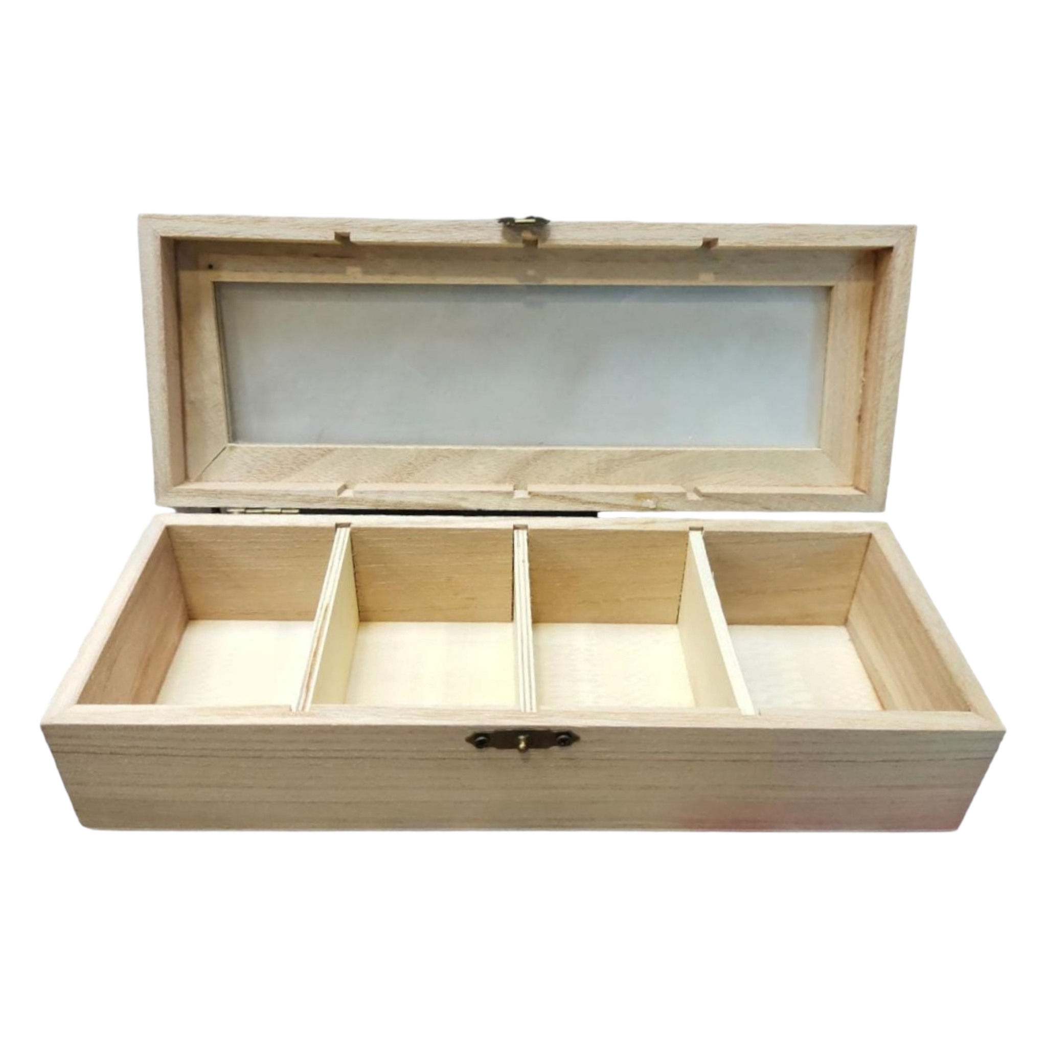 Wooden Jewellery Gift Box Long Shape 25x9.5x6.5cm