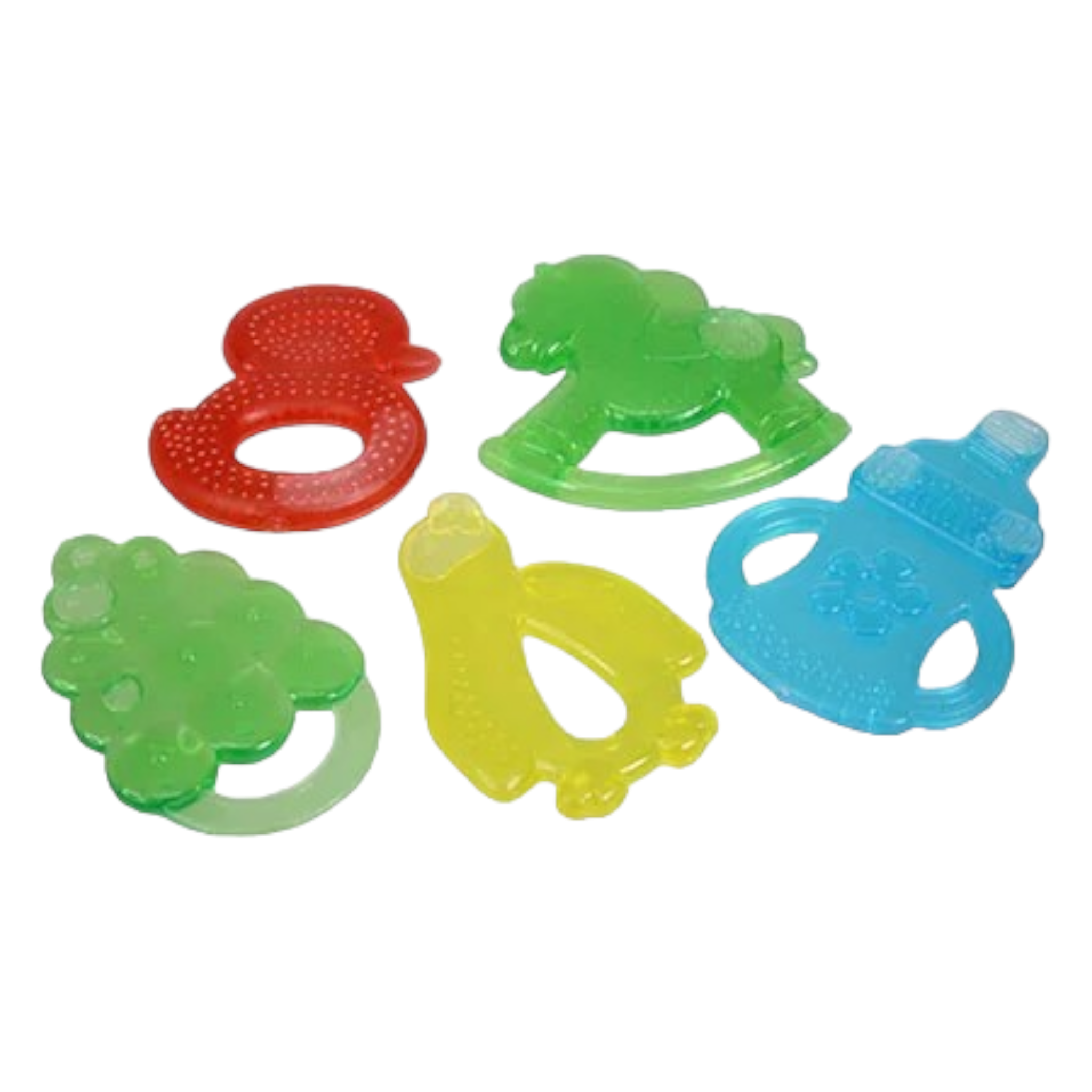 Nu Ware Colourful Non Toxic Silicone teether IC-GHST