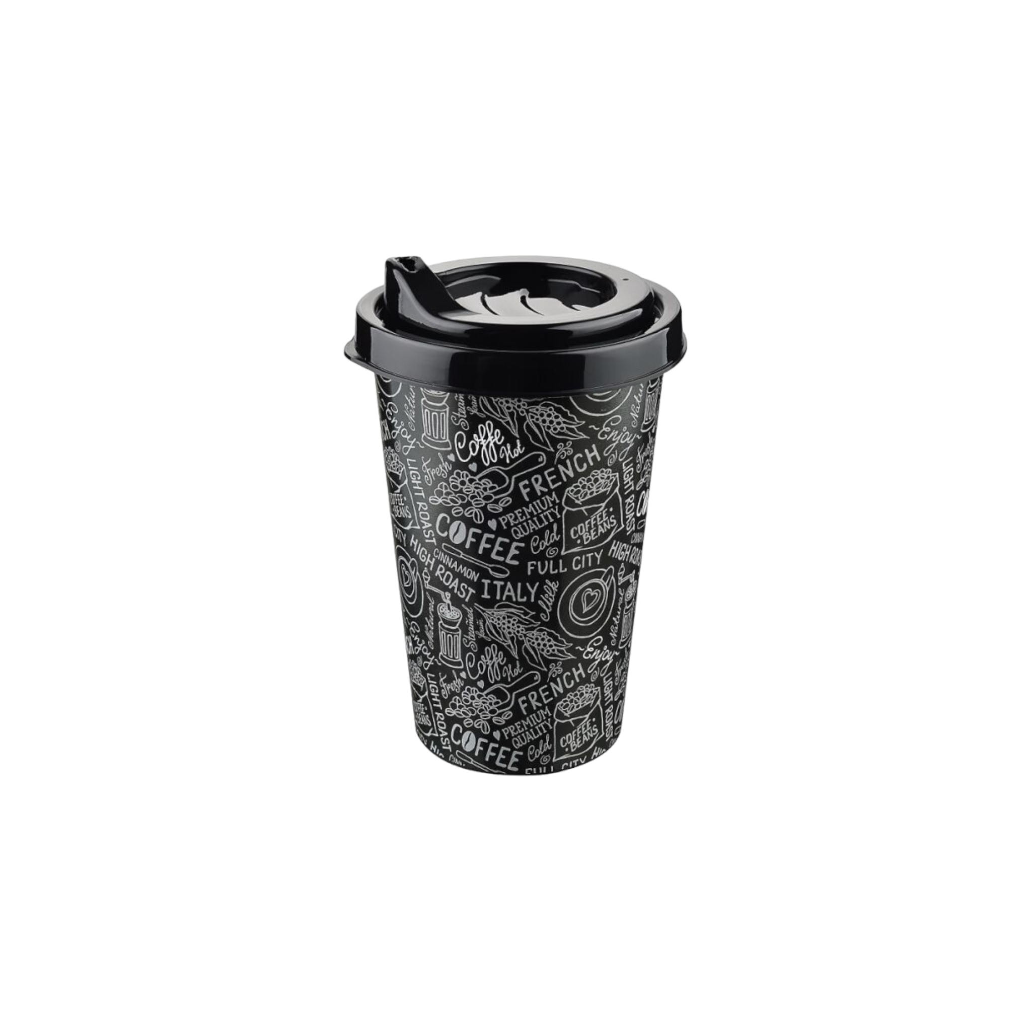 Reusable Takeaway Design Coffee Cup 400ml with Sip Lid  Nu Ware