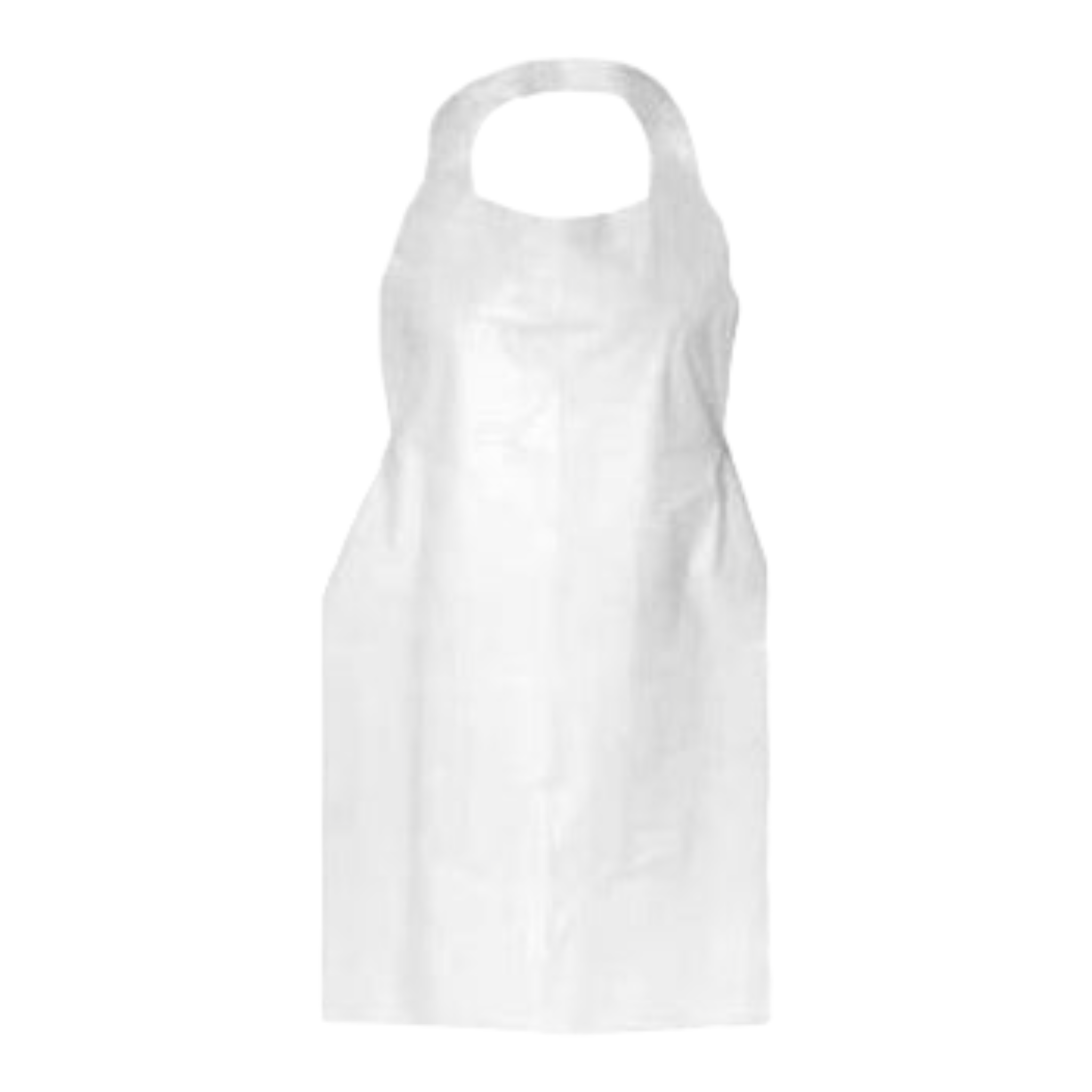 Apron Disposable Plastic White 660x1010mmx20mic 100pack