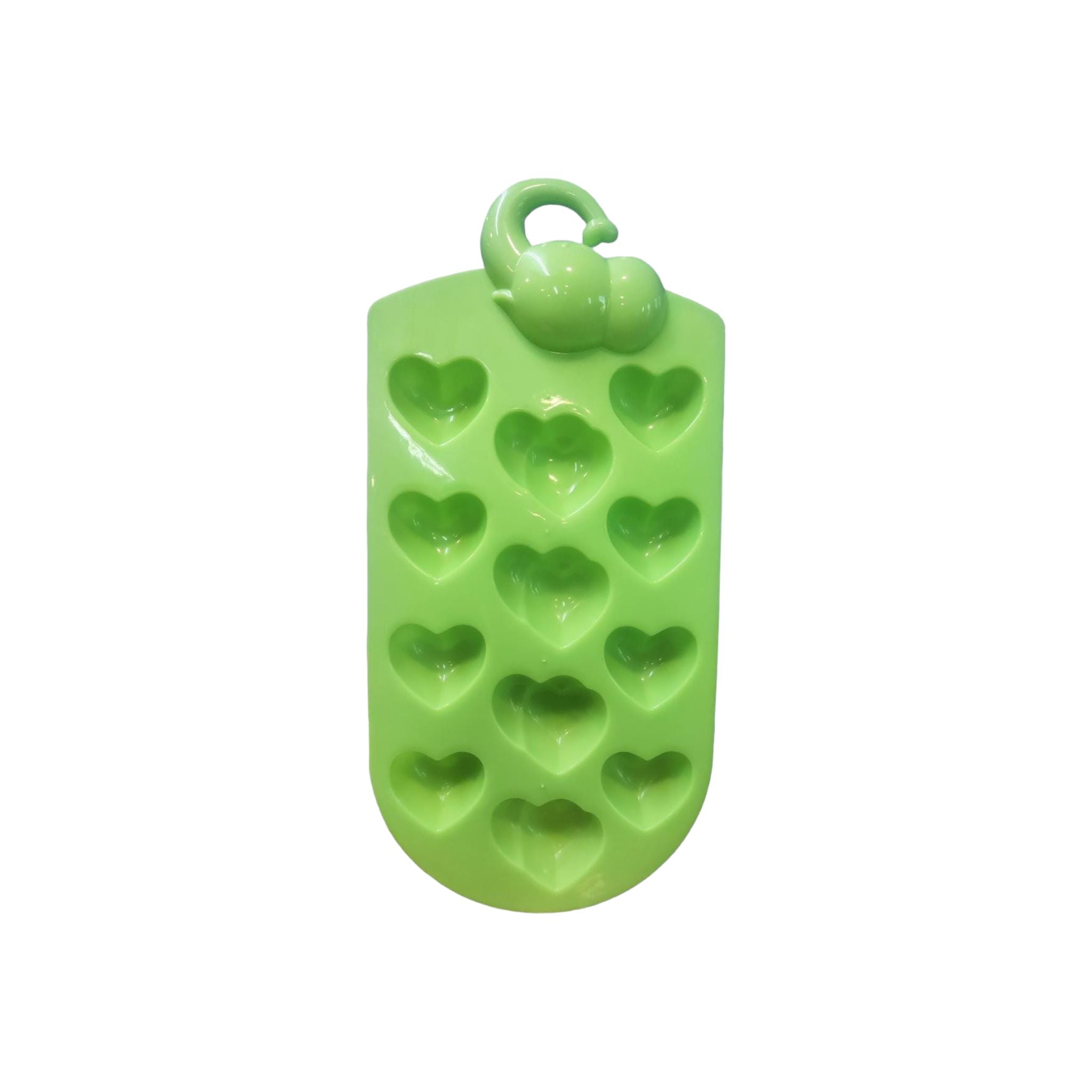 Plastic Ice Cube Tray Heart Shape 12 Grid