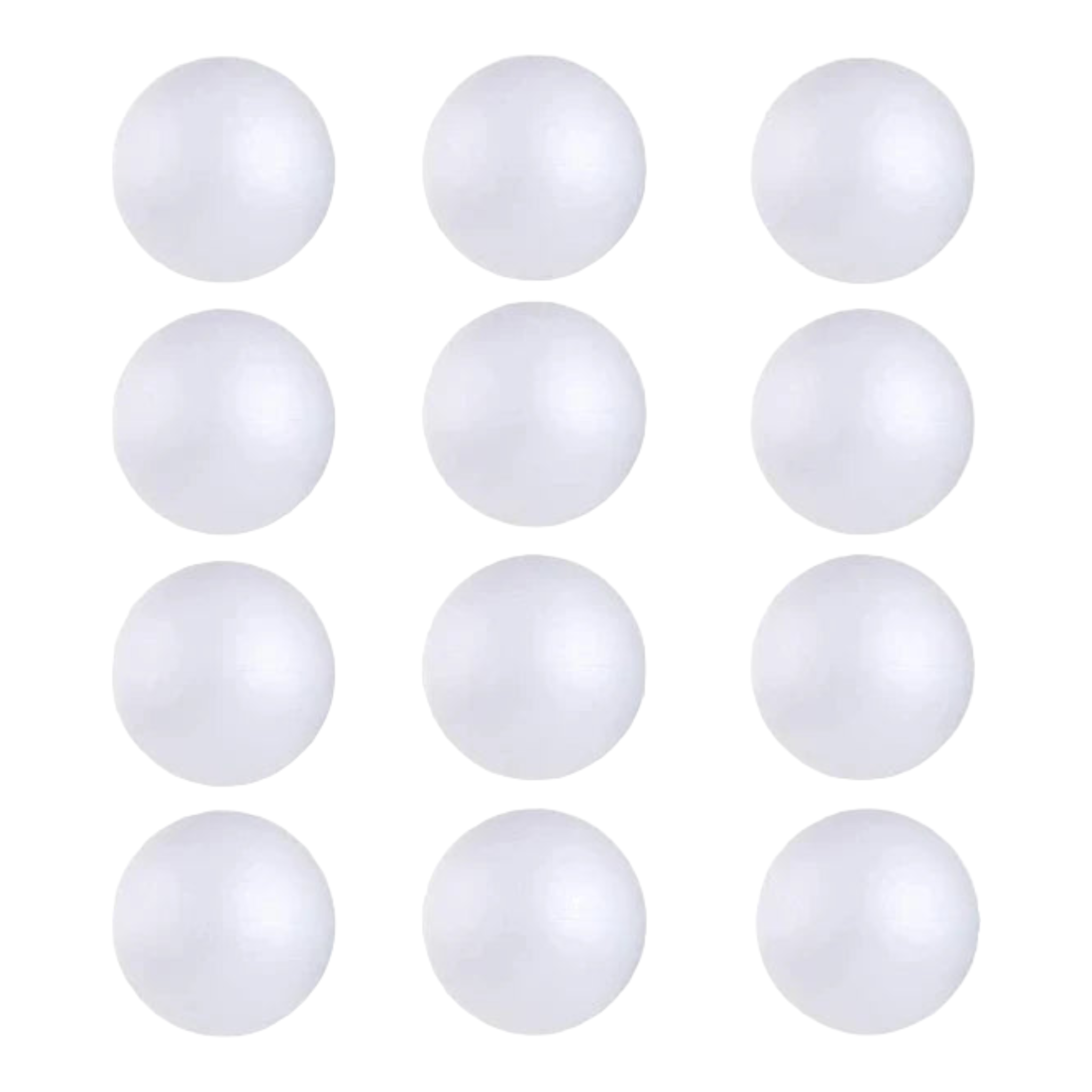 Polystyrene Styrofoam Balls 4cm 12pc