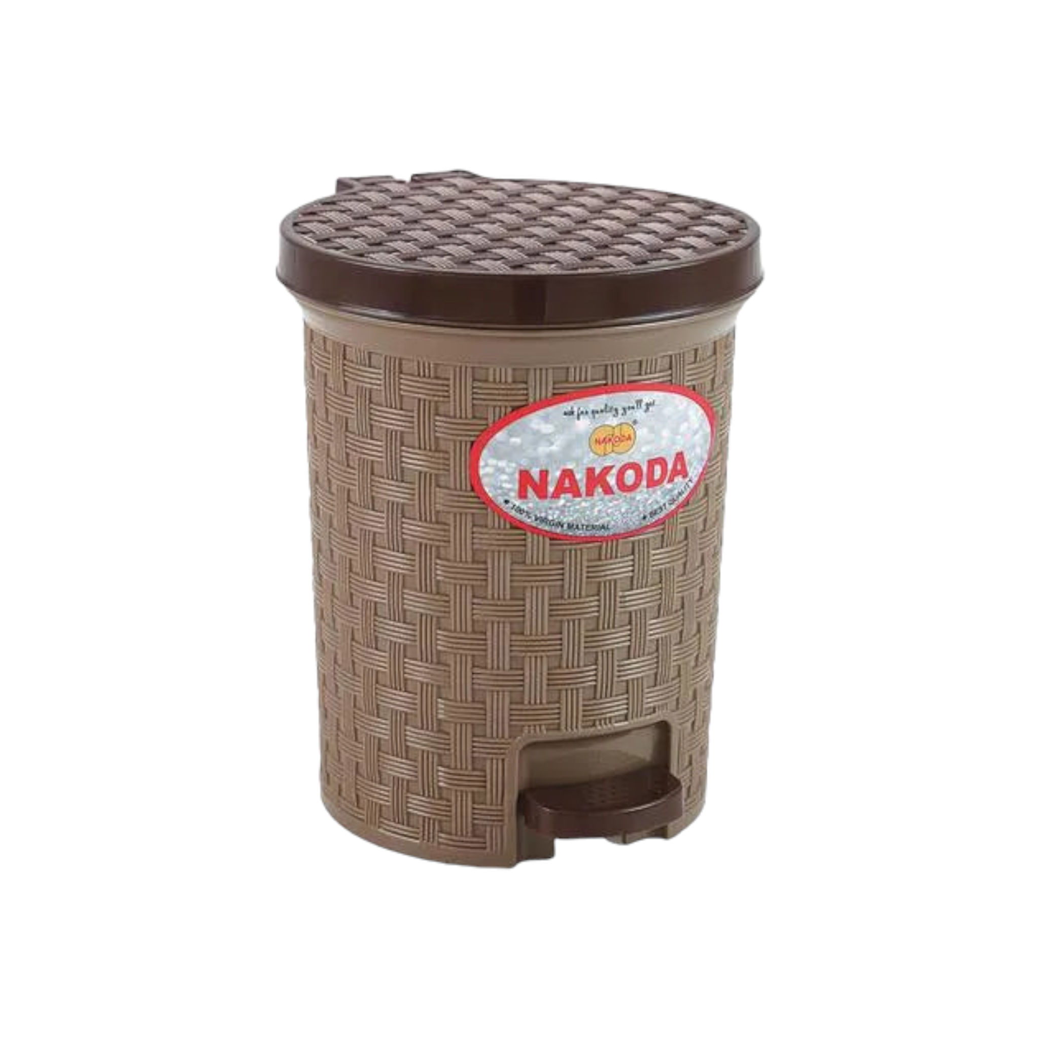 Nakoda Plastic Padel Waste Bin Mini Hazel Nu Ware