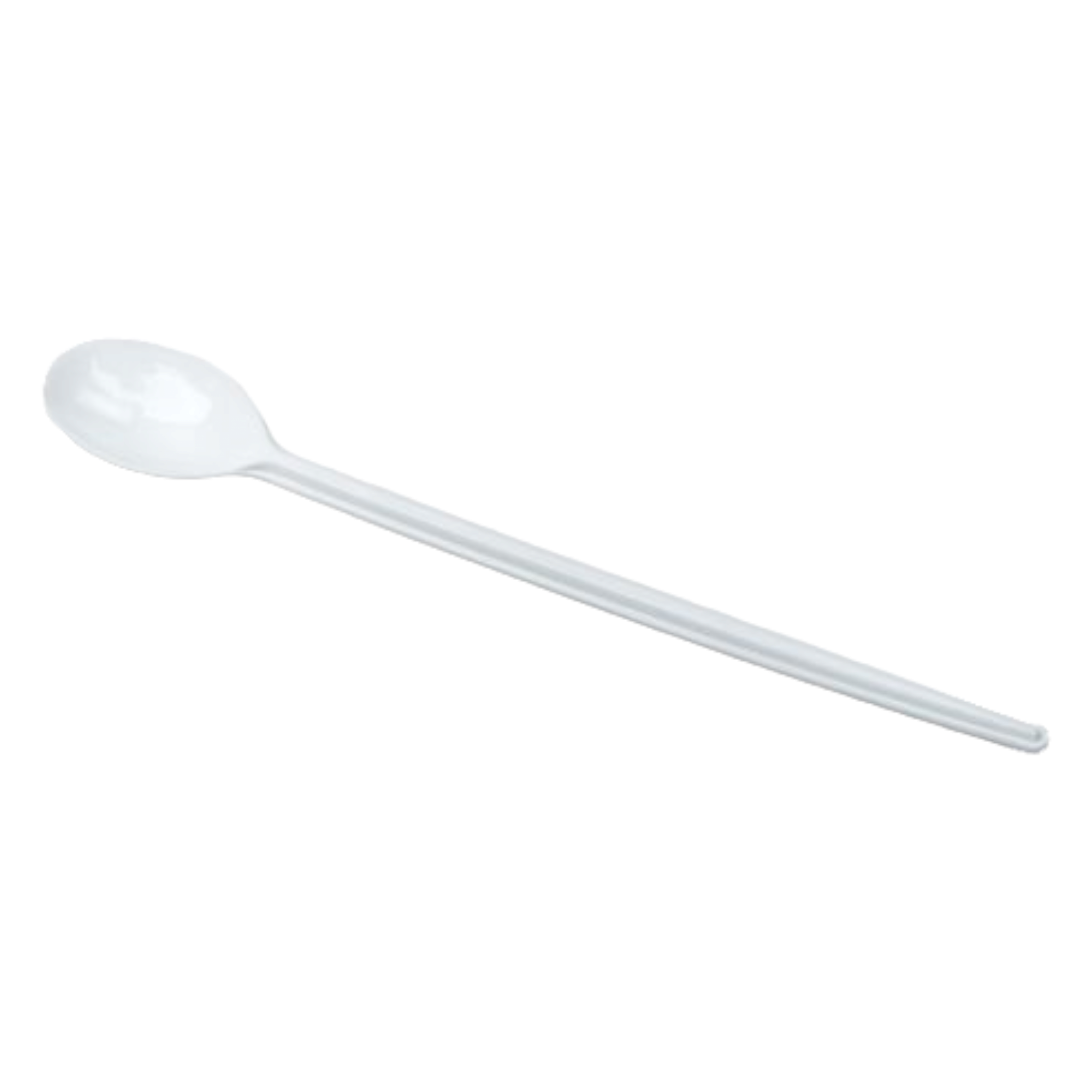Disposable White Plastic Soda Spoon 19.5cm 250Pack PSP006