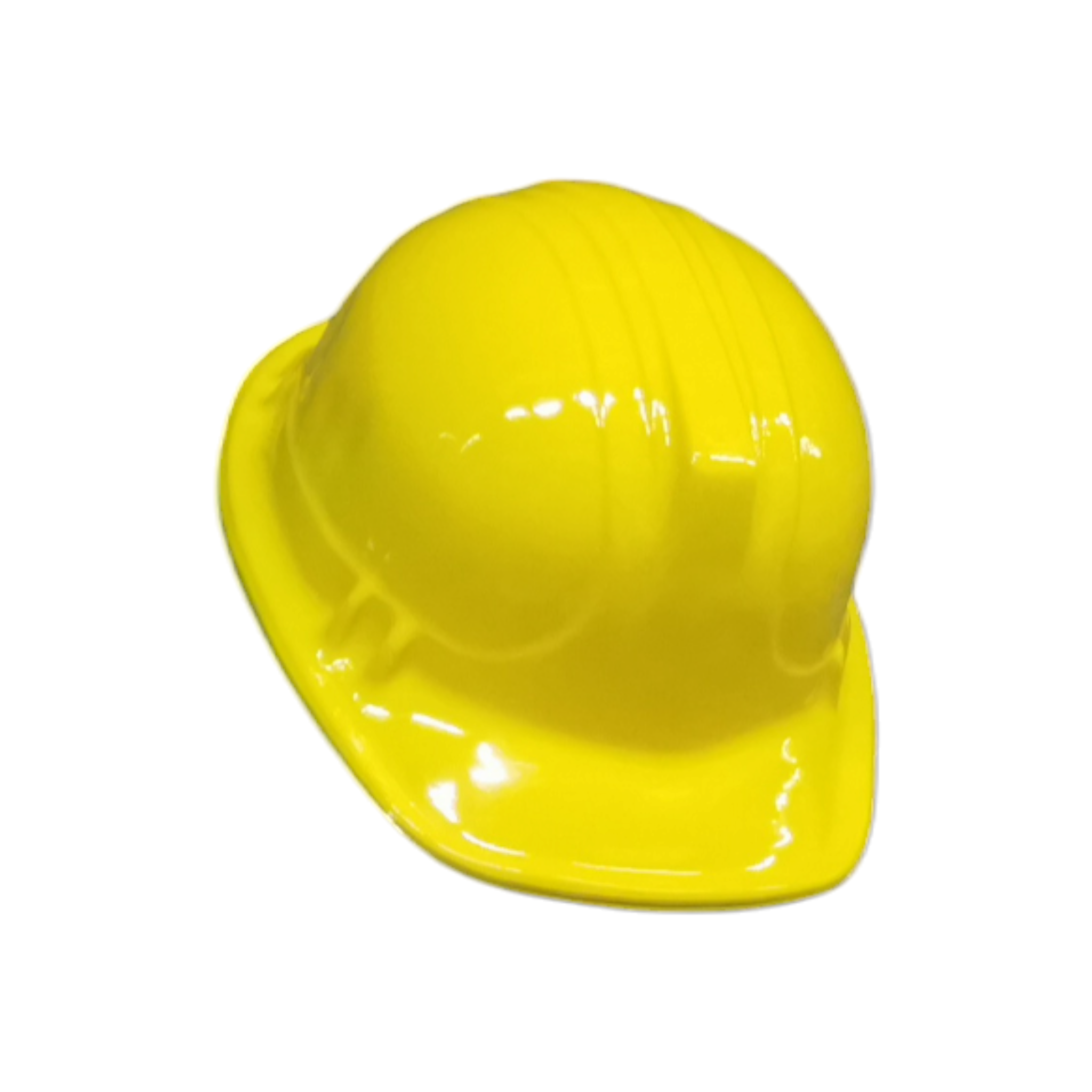 Construction Party Hat Yellow Plastic 20x24x14cm