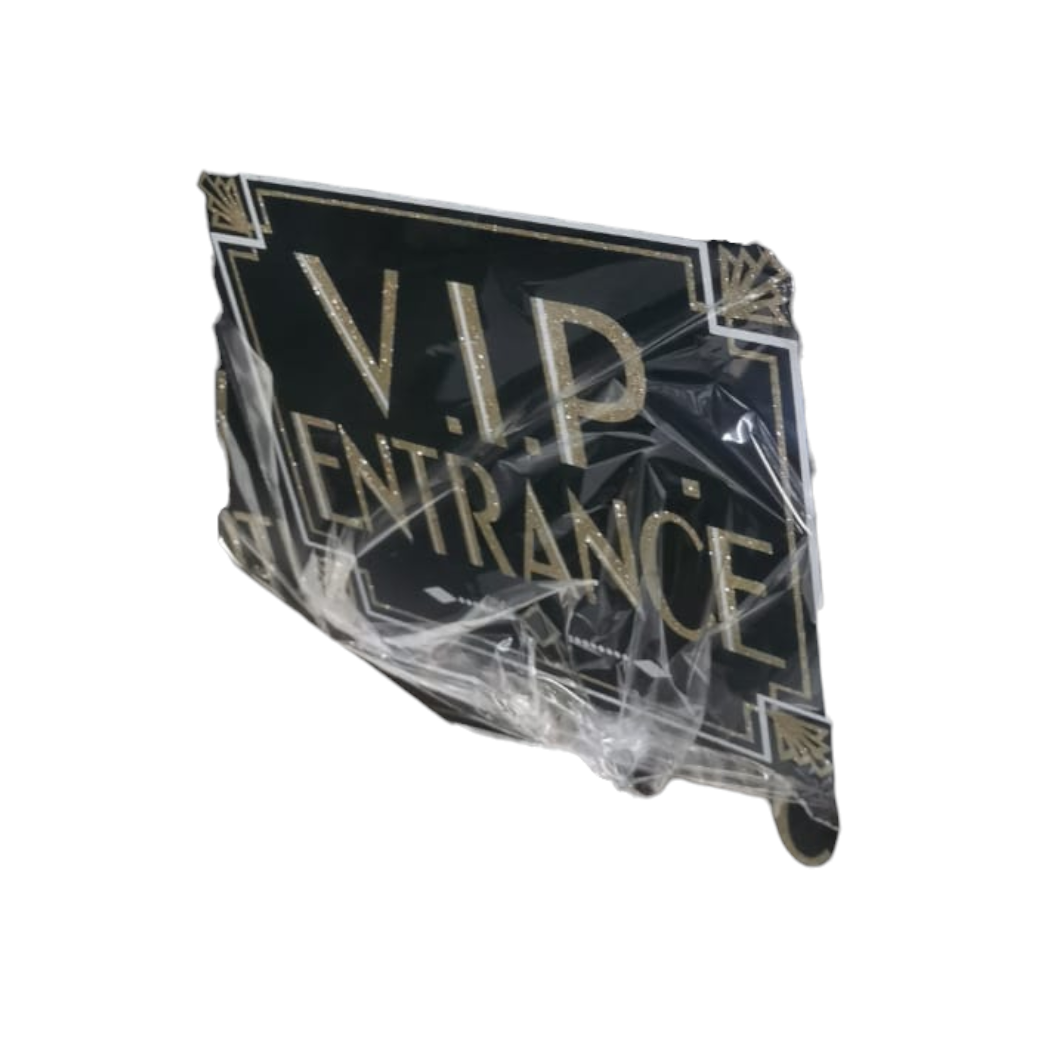 Vip Entrance Wooden Stick with Glitter