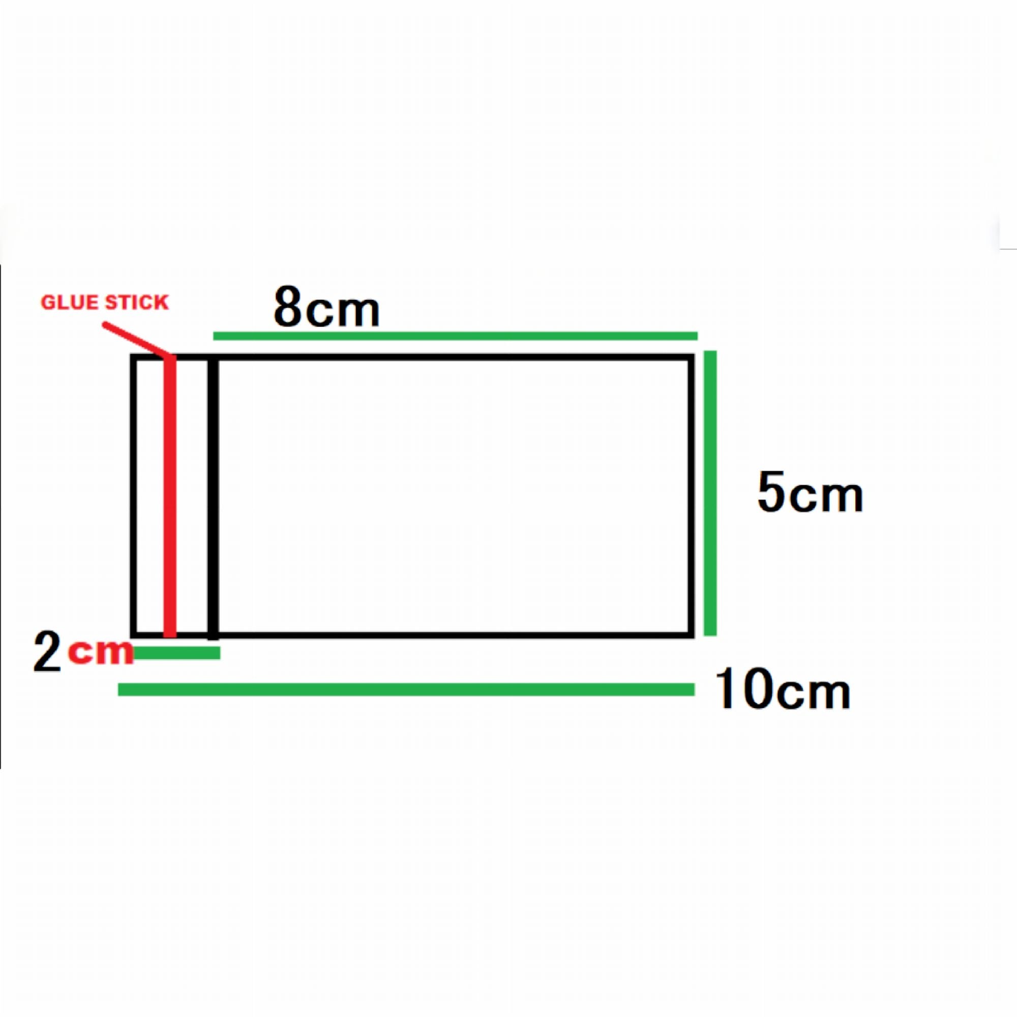 Polyprop Cellophane Selfseal Bags 5x10cm 100pack