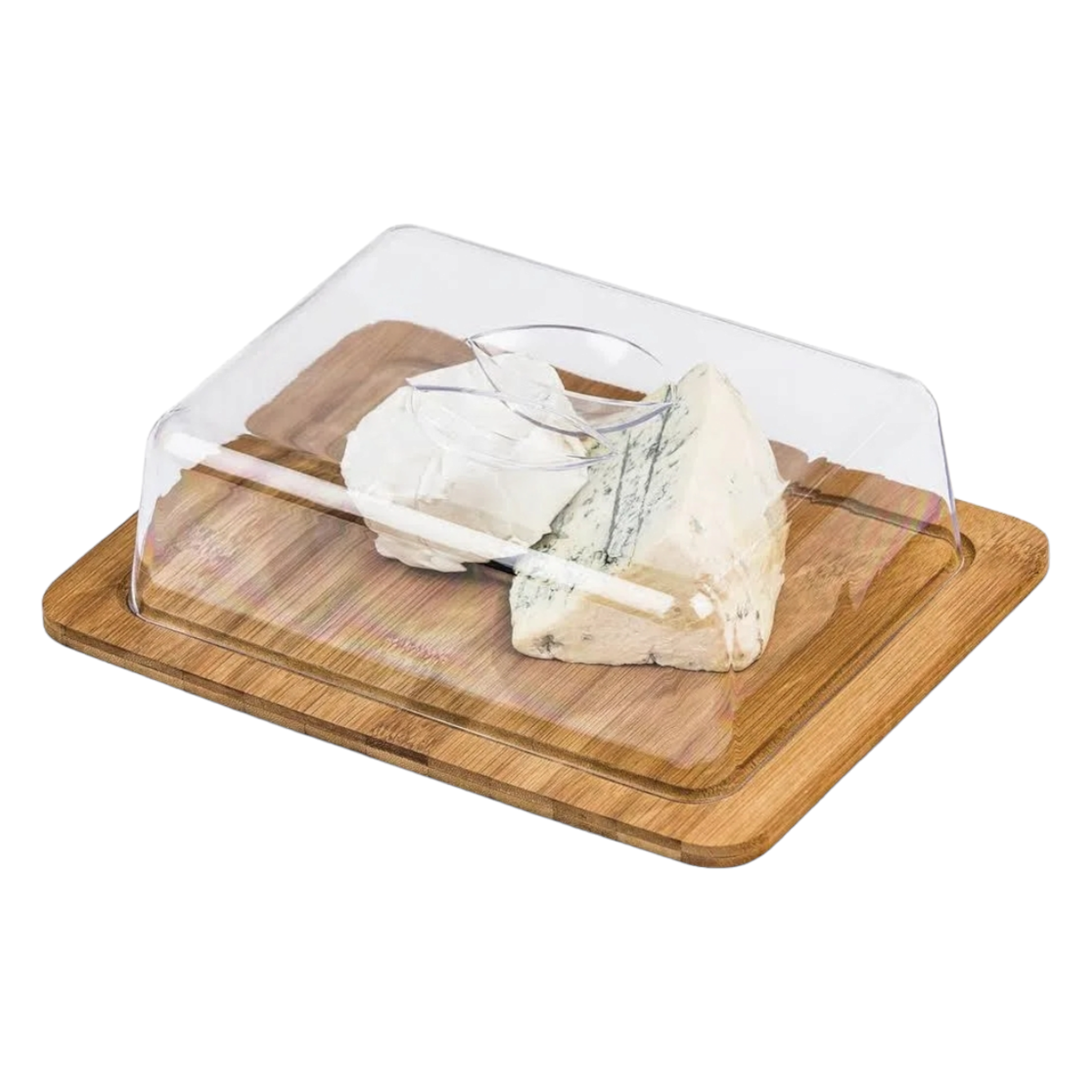 EH Bamboo Cheese Board with Acrylic Dome 25x19.5x7cm