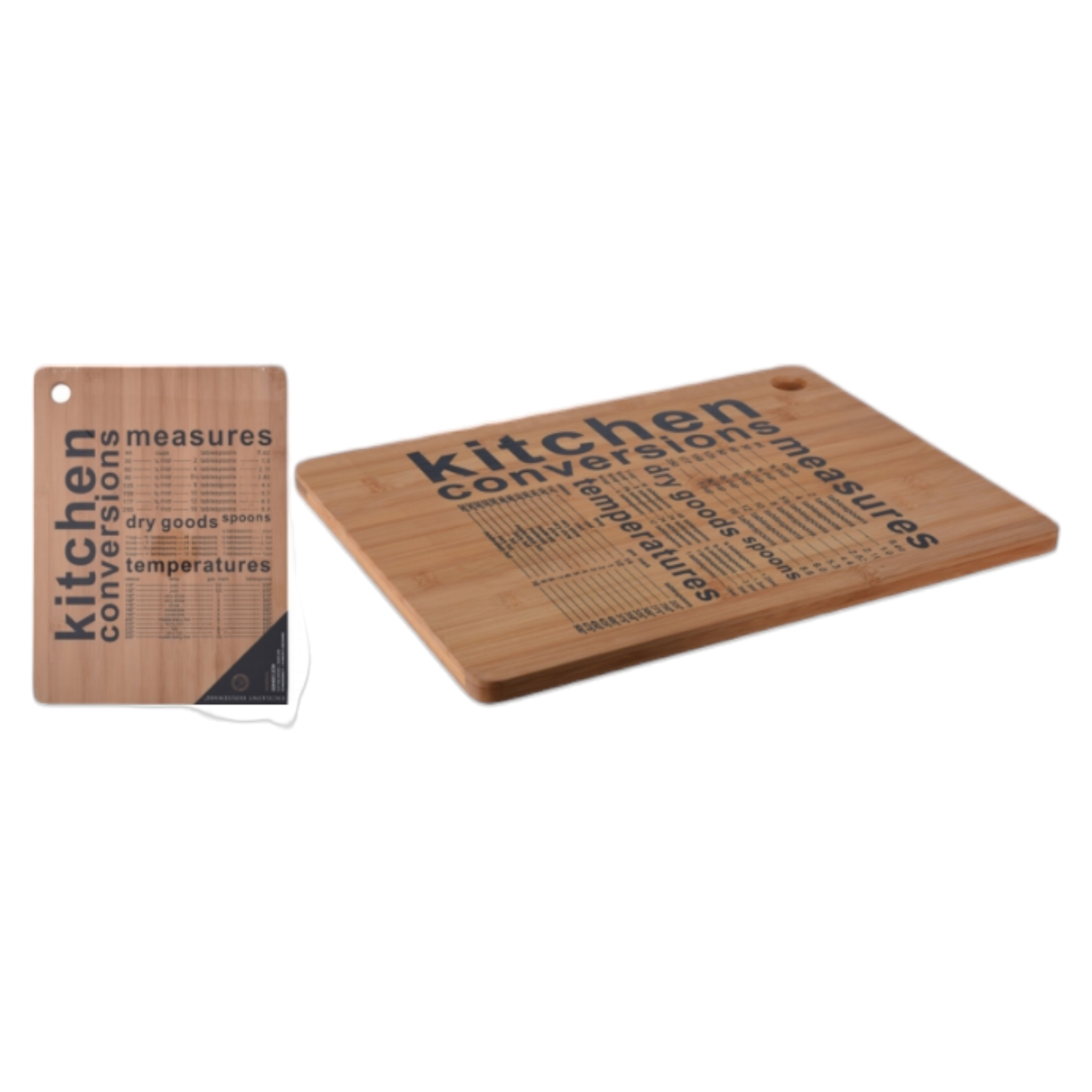 Excellent Houseware Bamboo Cutting Board with Print 30x40x1.5cm