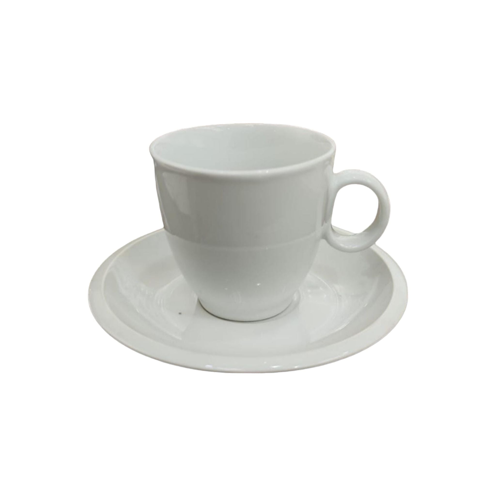 Cup Saucer Round White SGN1227