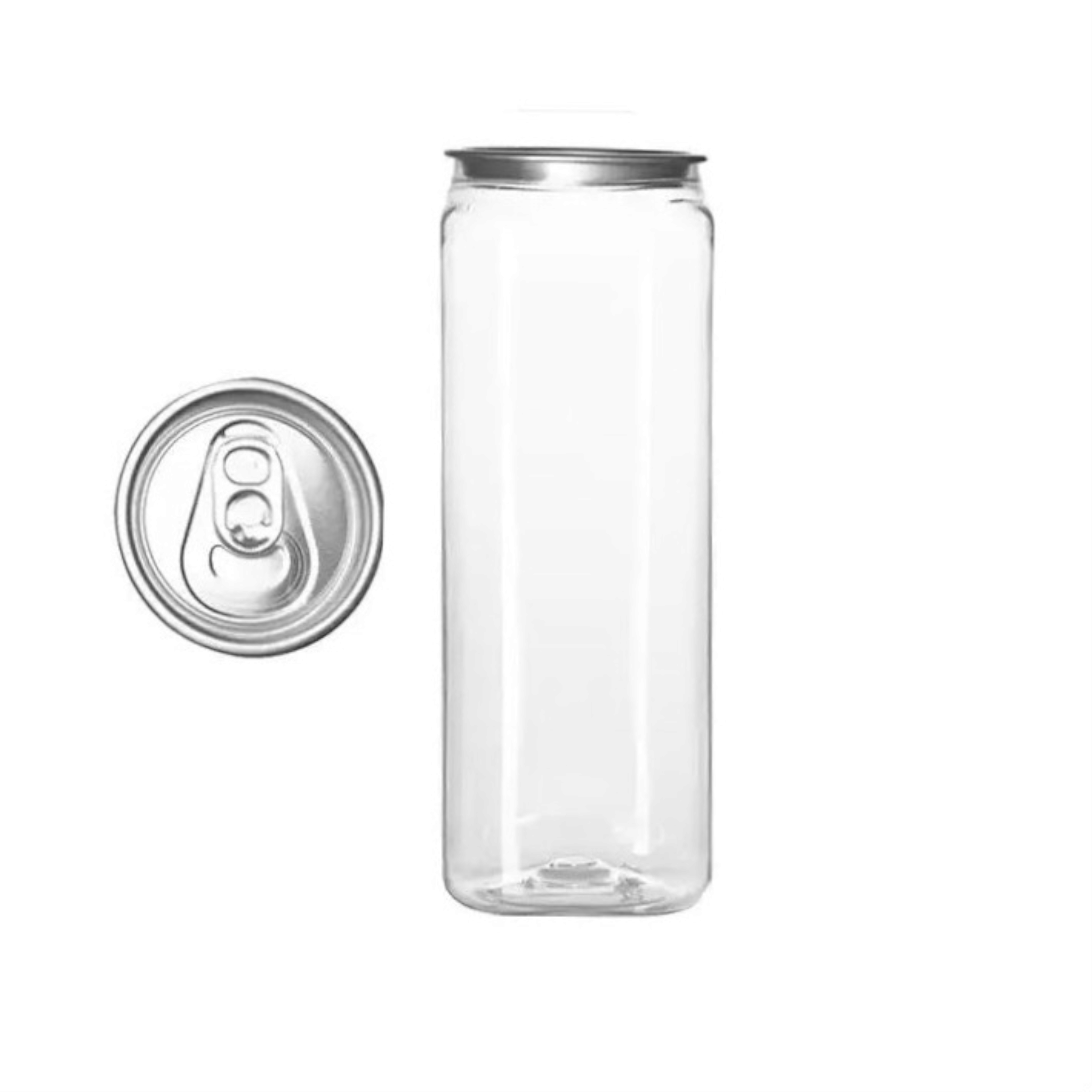 Automatic Can Sealing Machine for Food Grade Plastic Drinking Clear Can Bottle