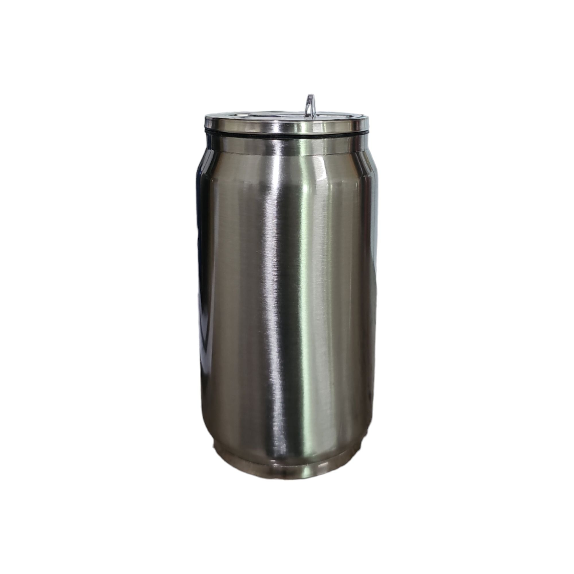 Can Shaped 350ml Thermos Drinking Bottle Flask Stainless Steel Vacuum Cup 14.5x6.4cm