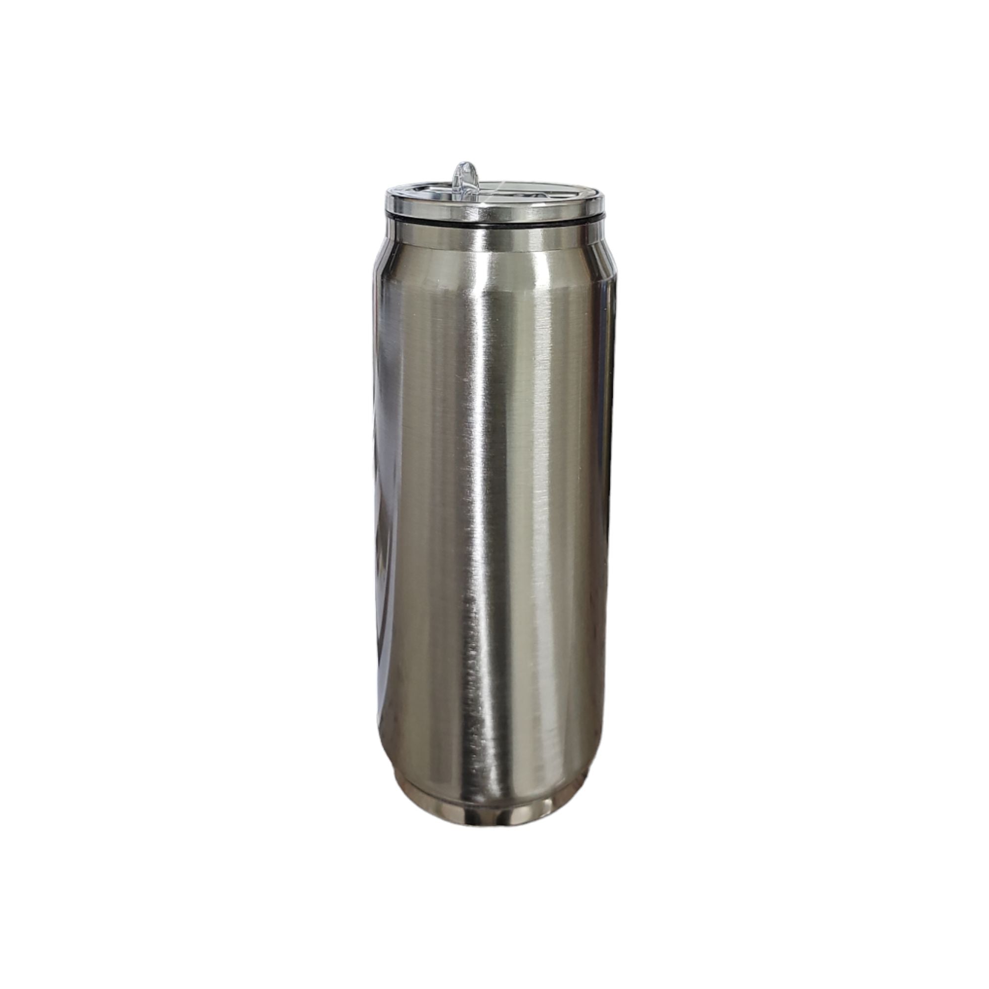 Can Shaped 500ml Thermos Drinking Bottle Flask Stainless Steel Vacuum Cup 18x6.4cm