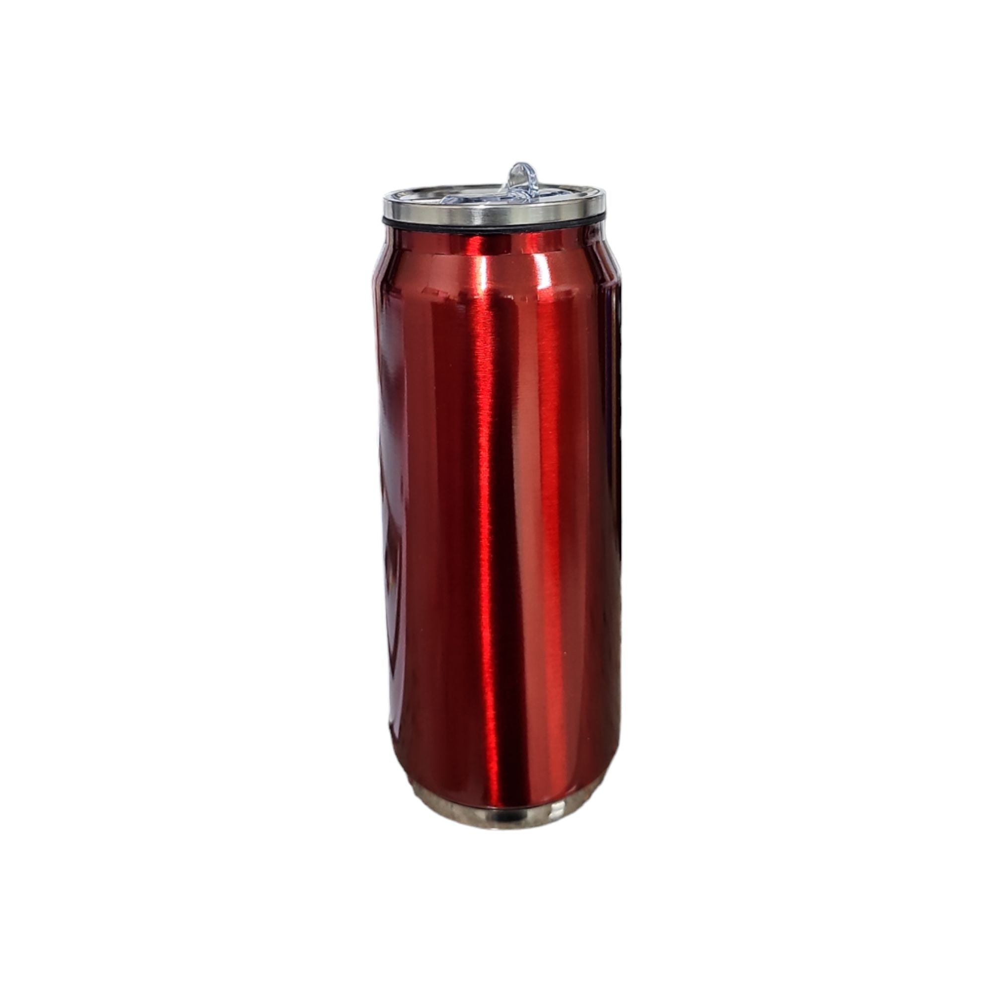 Can Shaped 500ml Thermos Drinking Bottle Flask Stainless Steel Vacuum Cup 18x6.4cm