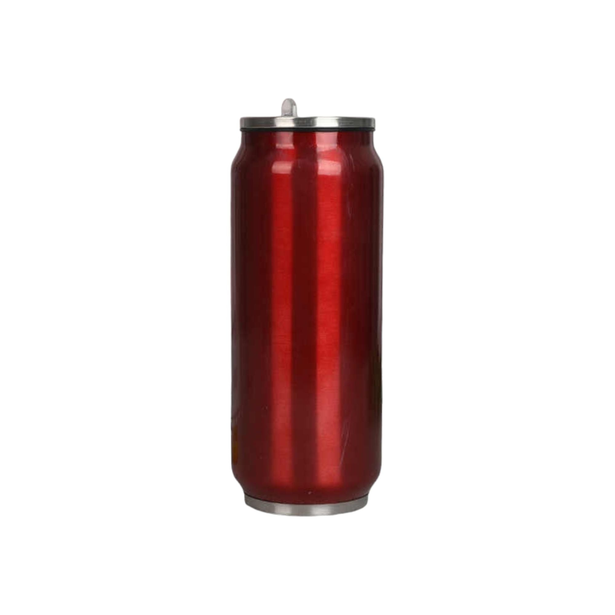 Can Shaped 500ml Thermos Drinking Bottle Flask Stainless Steel Vacuum Cup 18x6.4cm