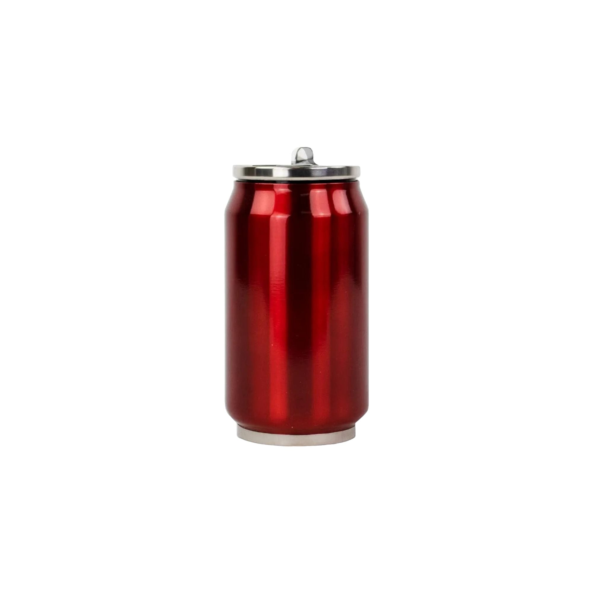 Can Shaped 350ml Thermos Drinking Bottle Flask Stainless Steel Vacuum Cup 14.5x6.4cm