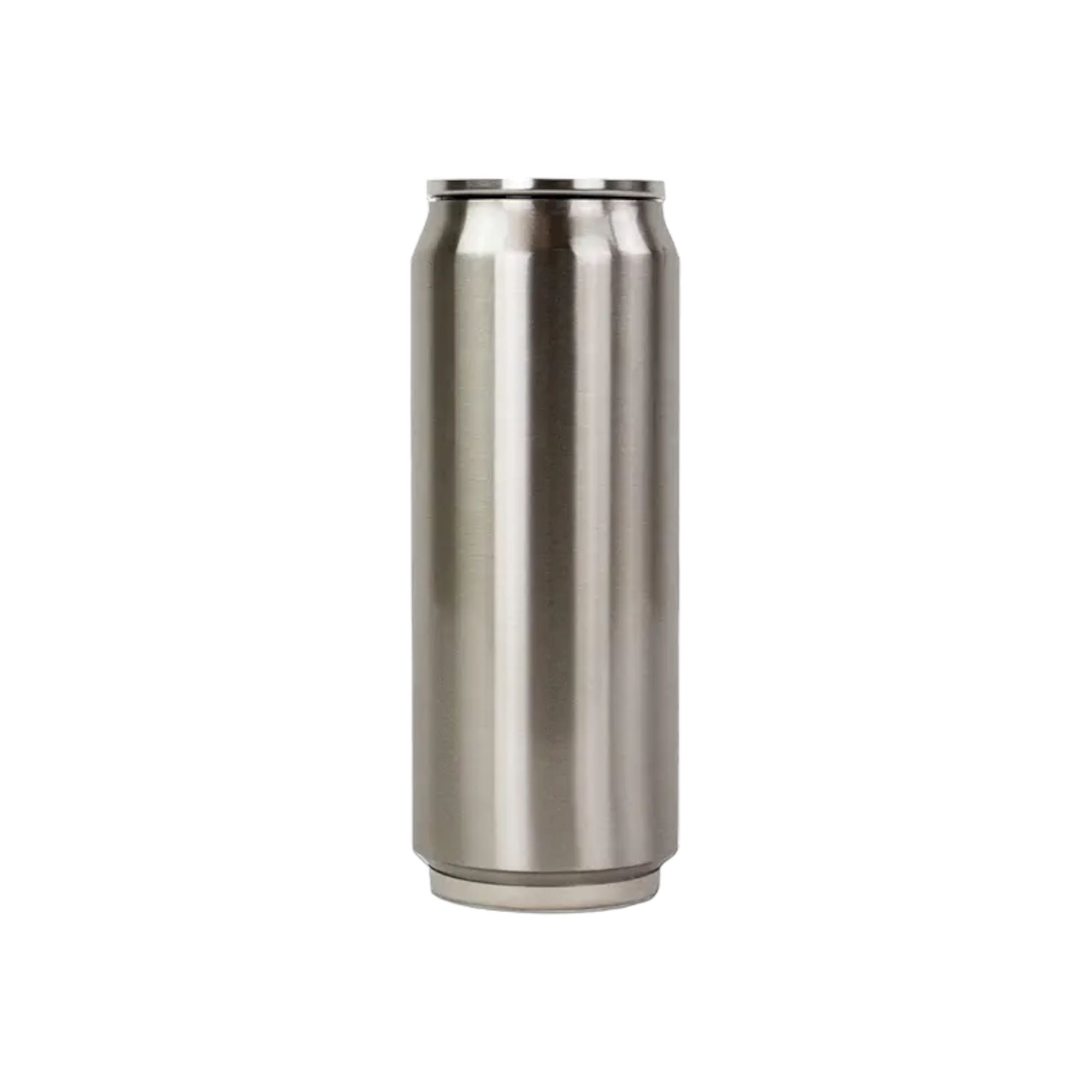 Can Shaped 500ml Thermos Drinking Bottle Flask Stainless Steel Vacuum Cup 18x6.4cm