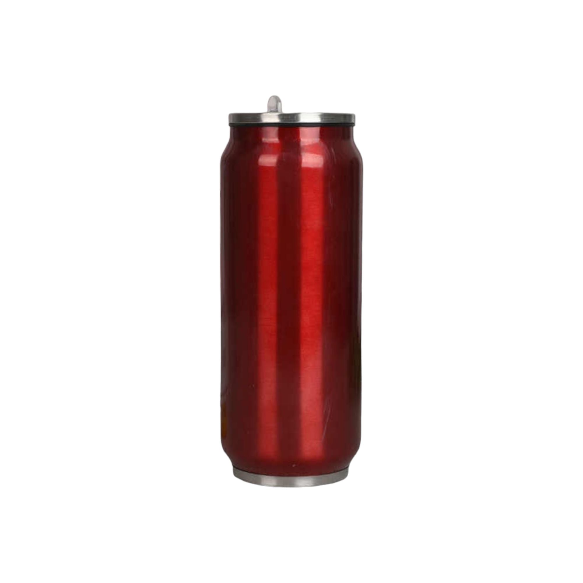 Can Shaped 500ml Thermos Drinking Bottle Flask Stainless Steel Vacuum Cup 18x6.4cm