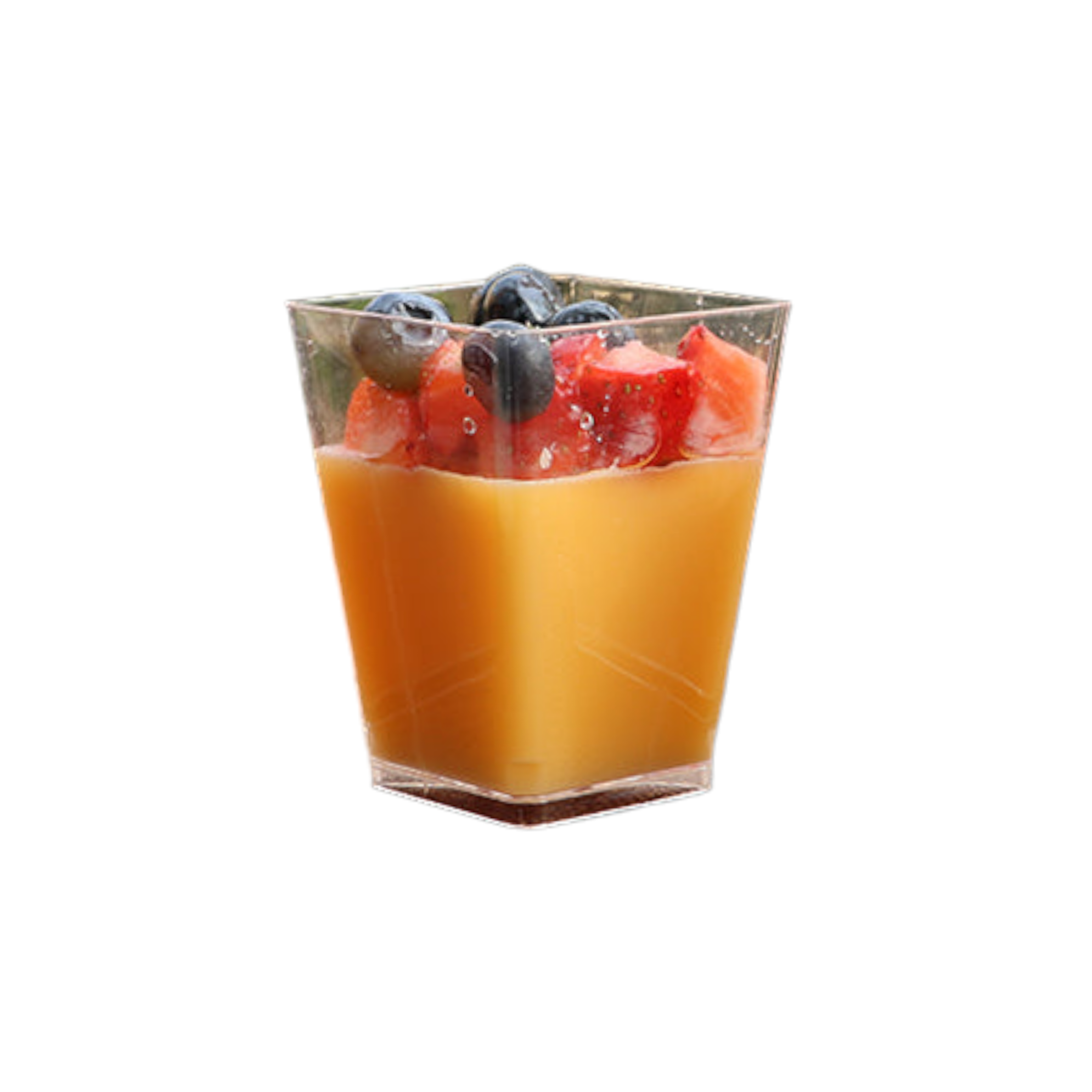 Acrylic Mini Dessert Cup 165ml Bowl with Lid 10pack