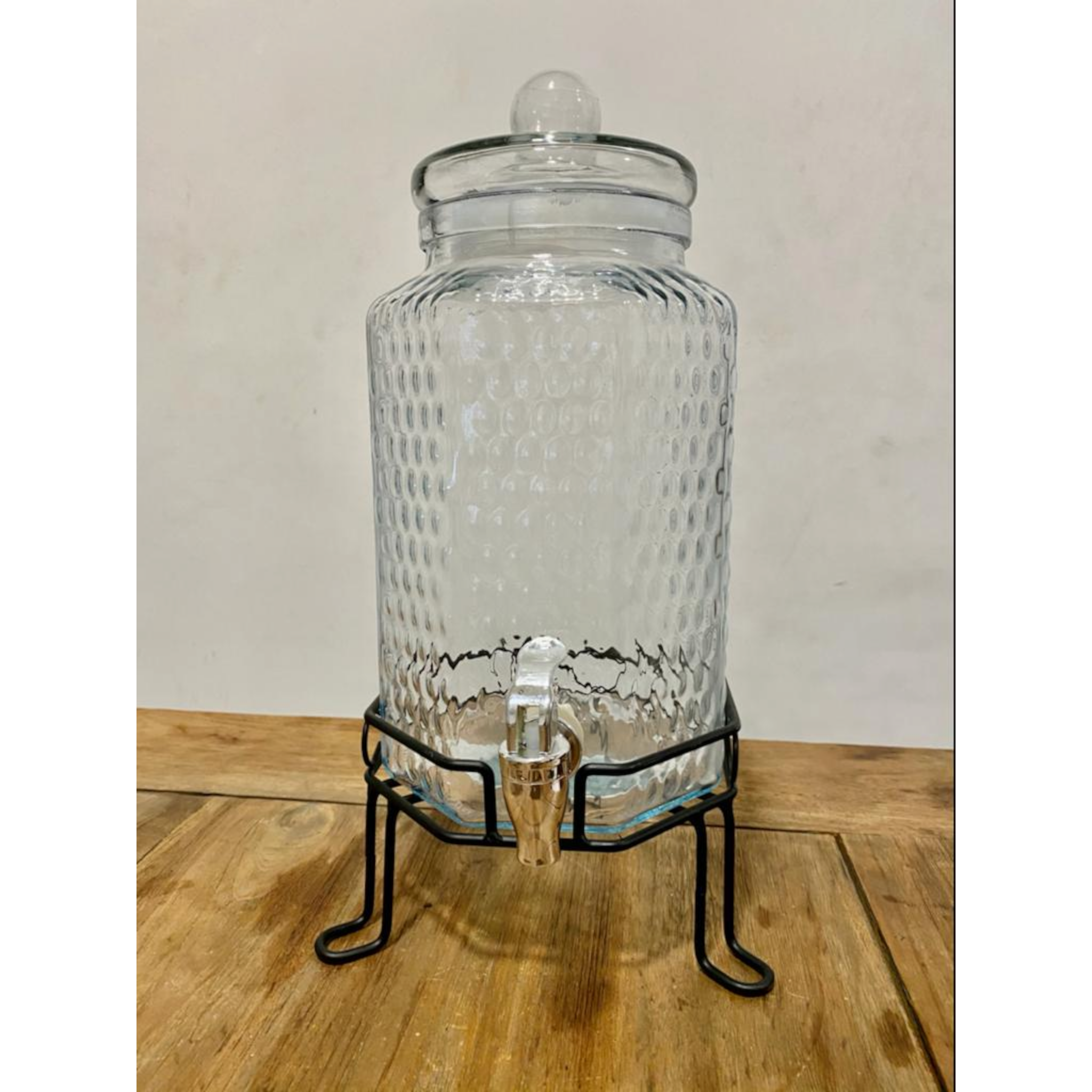 Beverage Dispenser 4L Glass with Stand 522