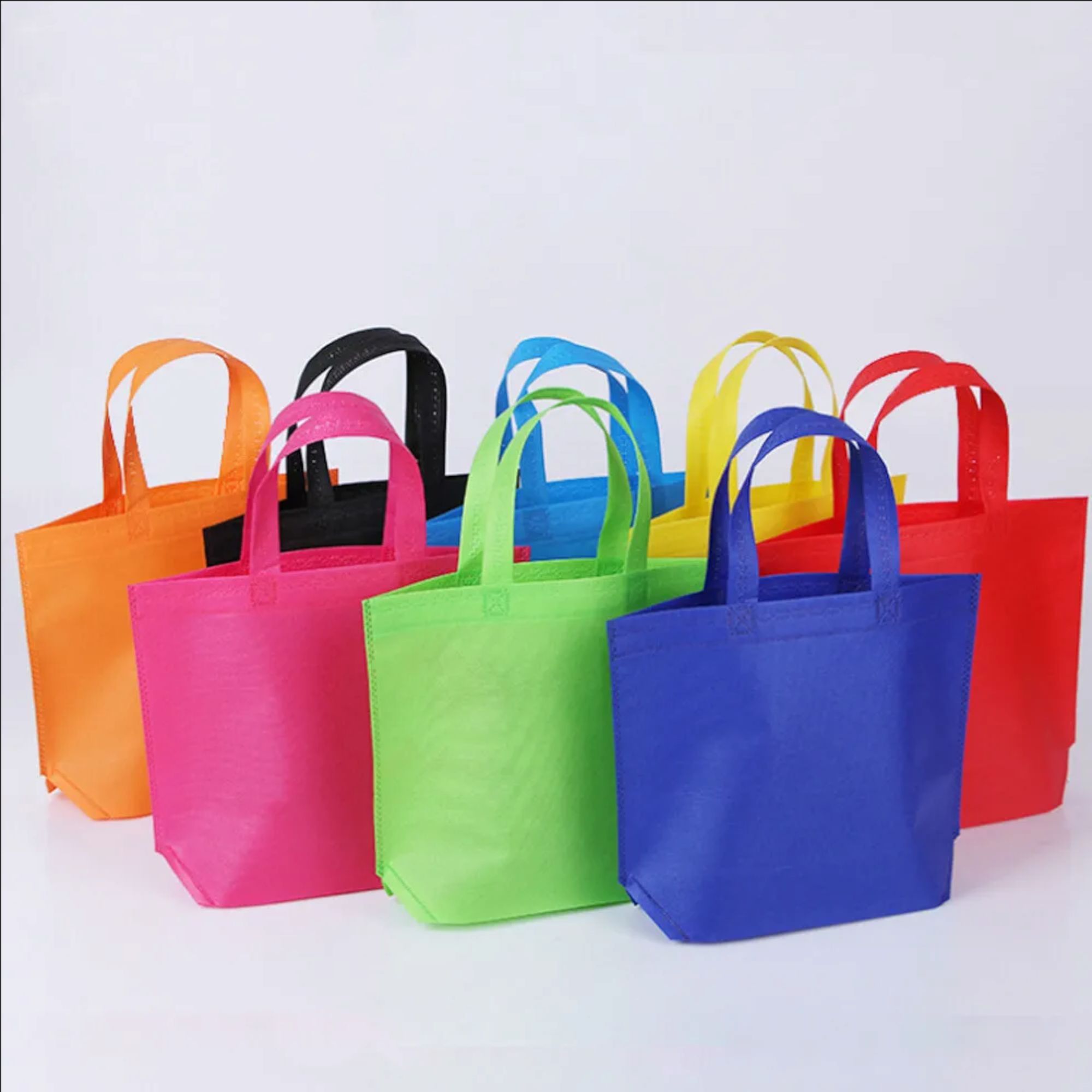 Non-Woven Shopping Grocery Bag 30x40cm with Soft Loop Handle