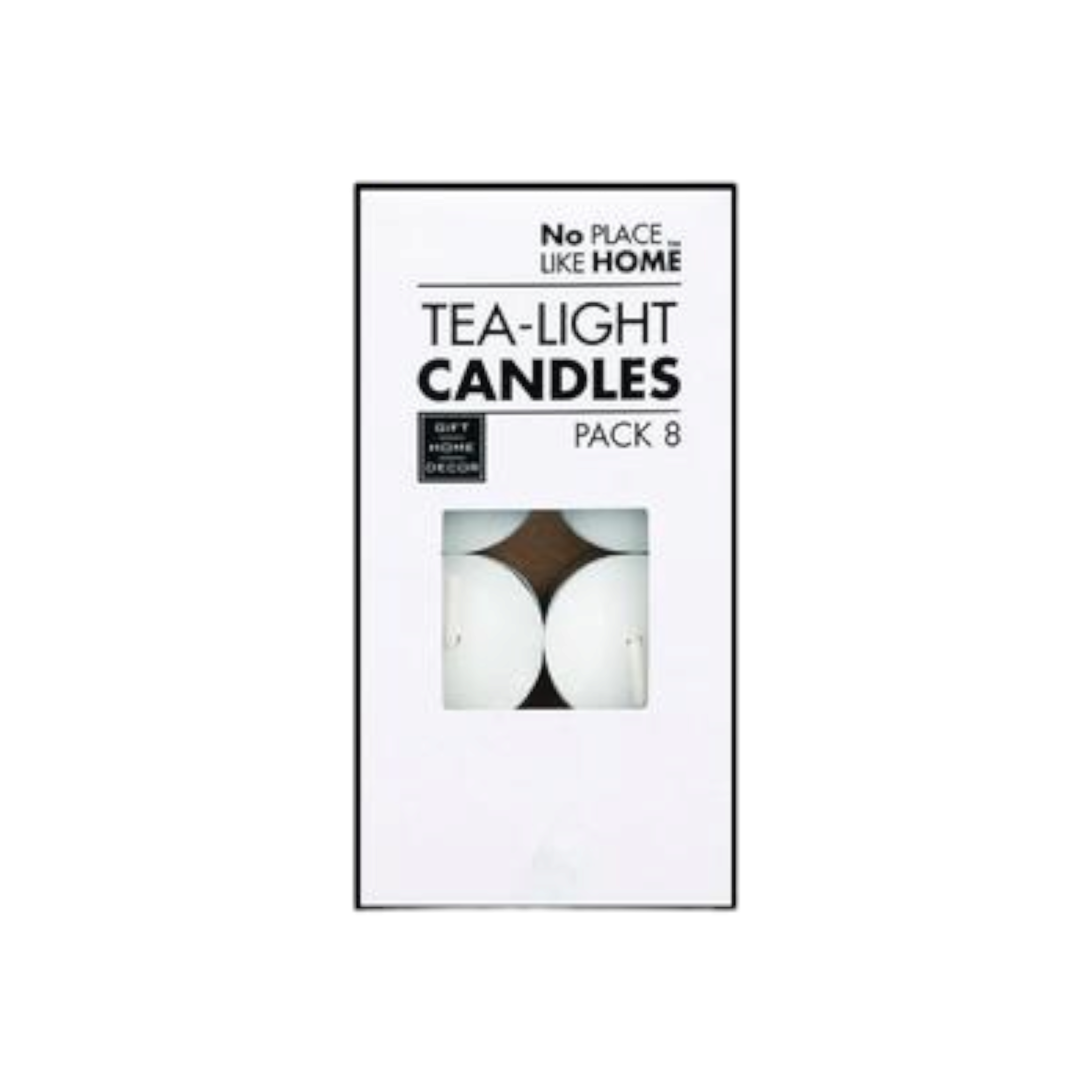 Tealight Candles White 3.5cm 8pcs
