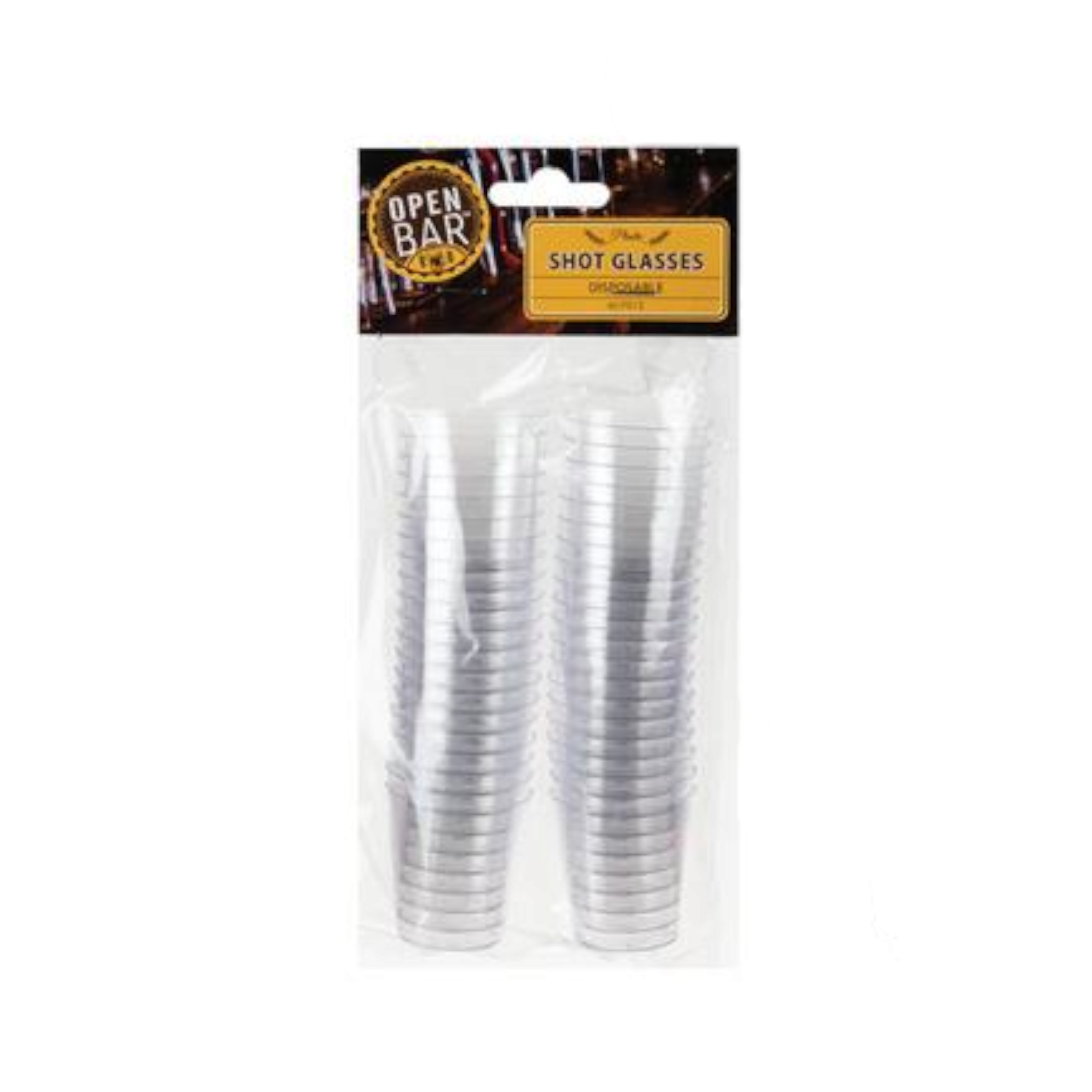 Disposable Shot Glass 30ml Shooter Tot measure 40pack
