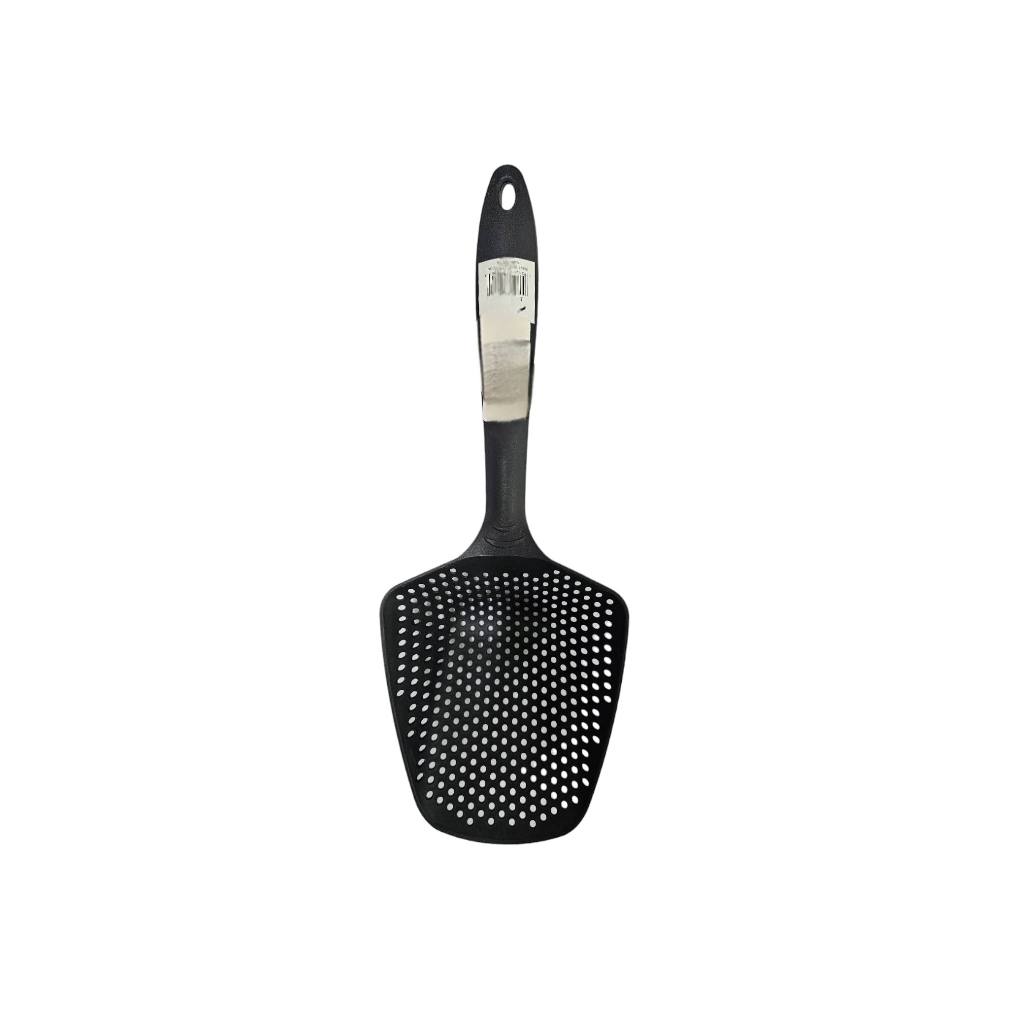 Kitchen Slotted Ladle Spoon Skimmer Strainer Black