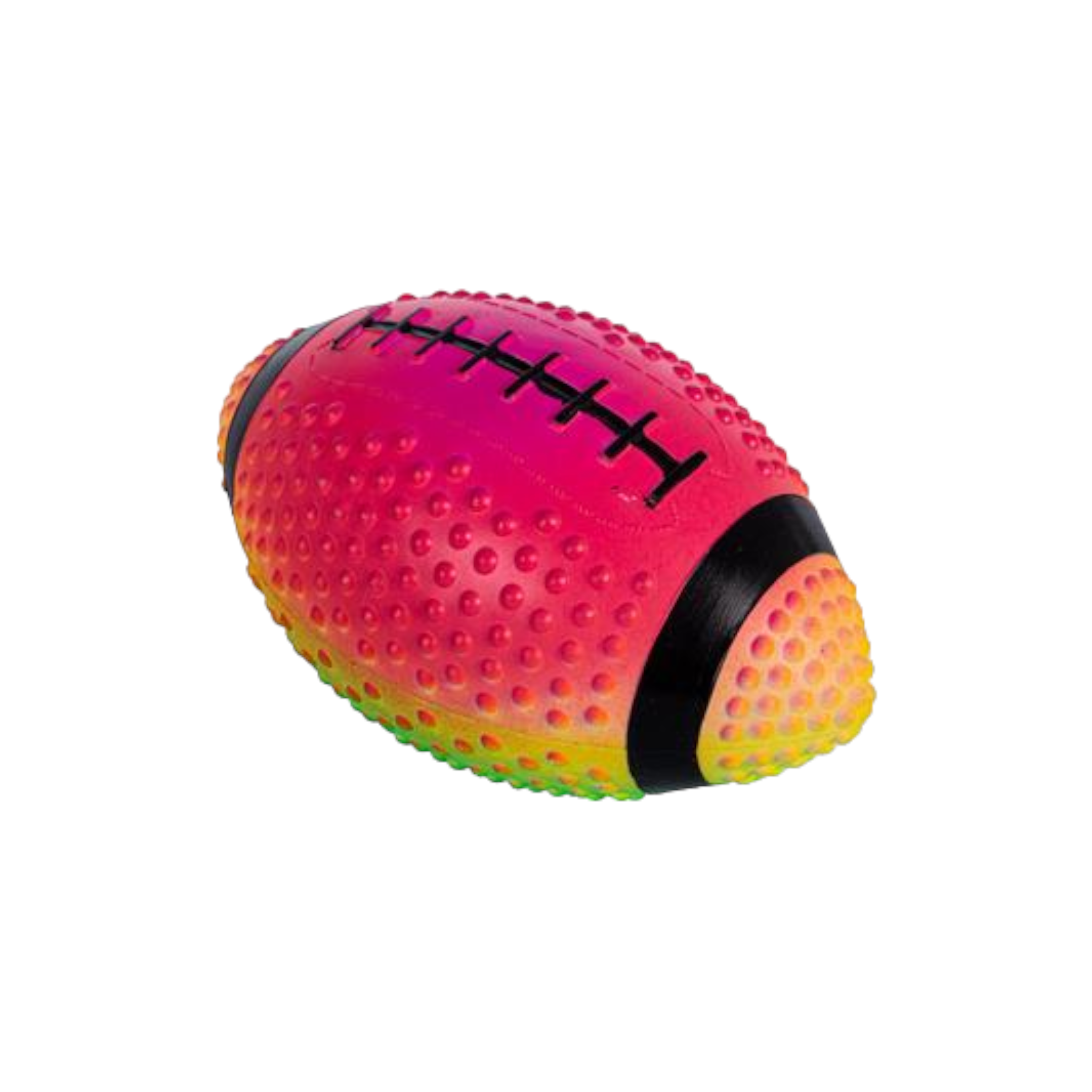 Rainbow Rugby Ball Grippy 21cm