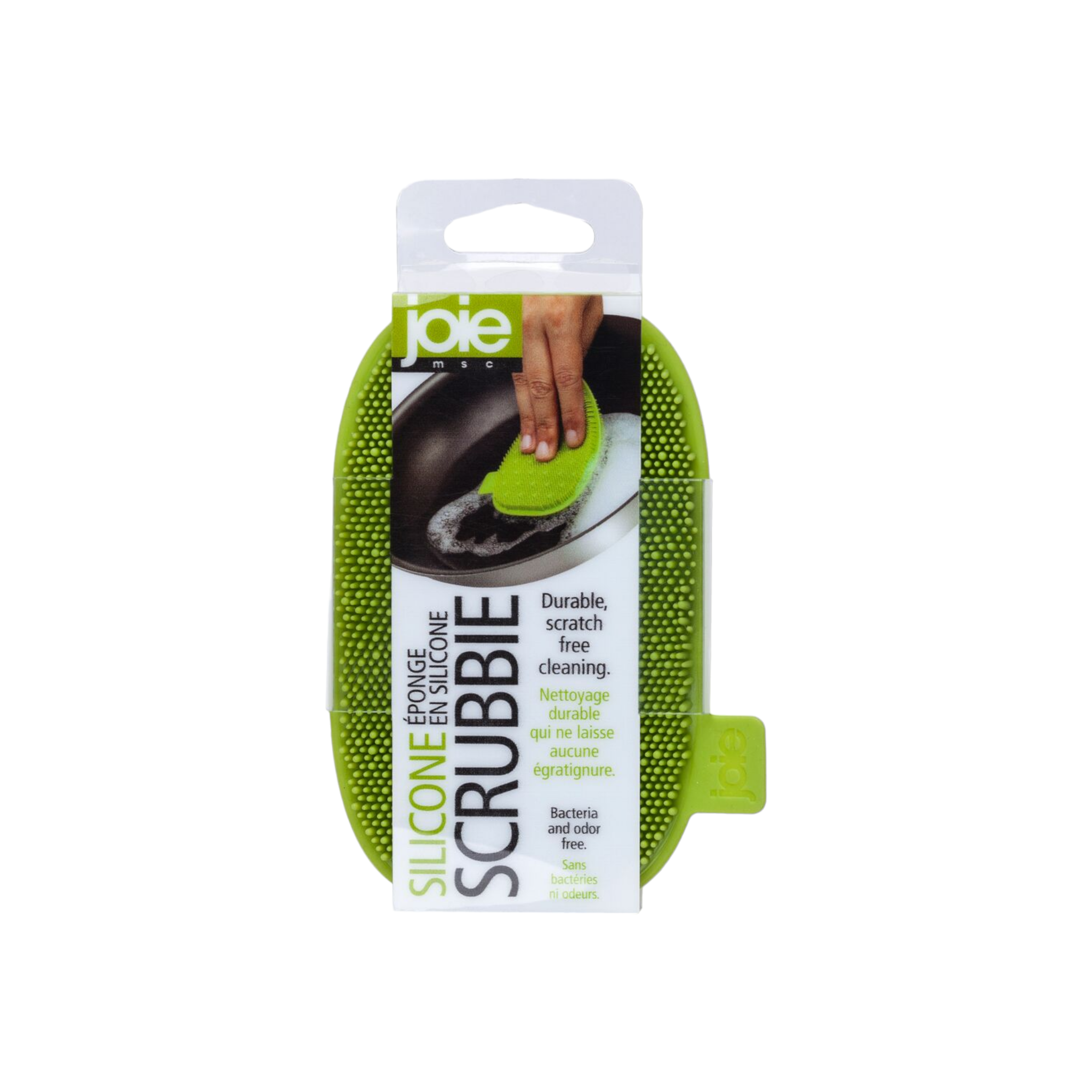 Joie Sponge Scrub Silicone Scrubbie Green 15306A-FL