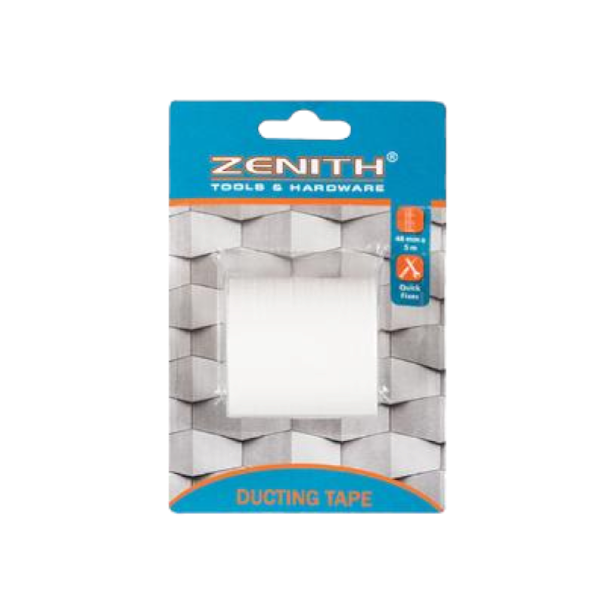 Zenith Tape Ducting White 48mmx5m