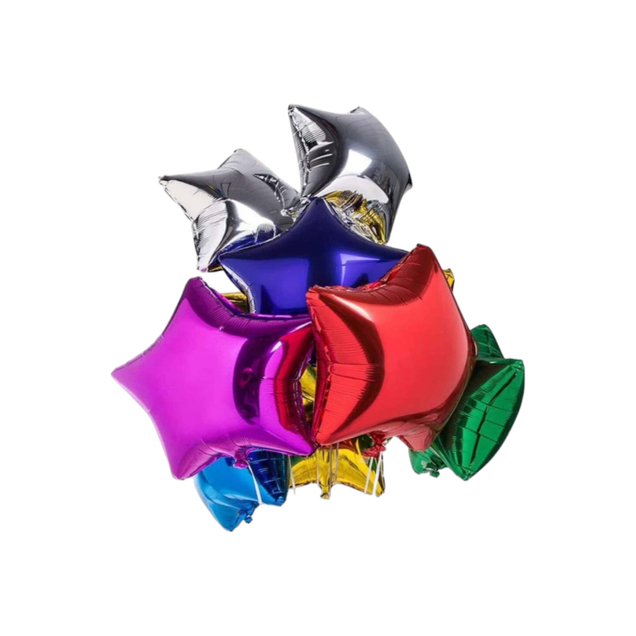 Foil Balloon Star Multicolors