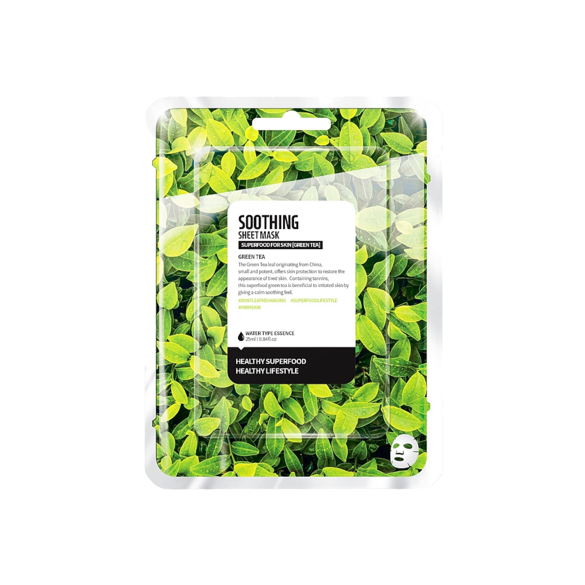 Farmskin Superfood Green Tea Soothing Sheet Face Mask