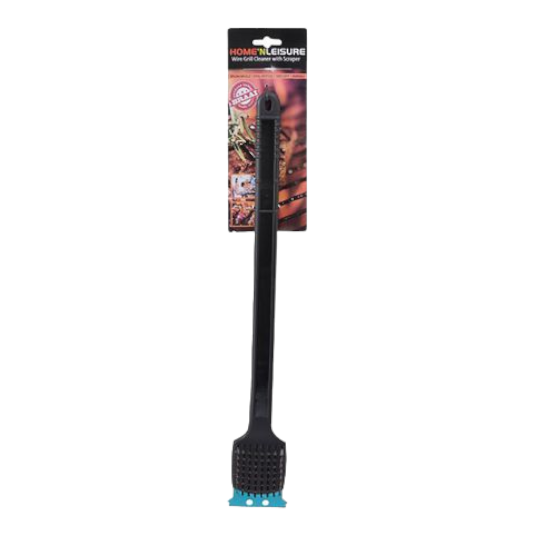 Home n Leisure BBQ Braai Grill Cleaner Scraper 45cm with Long Handle